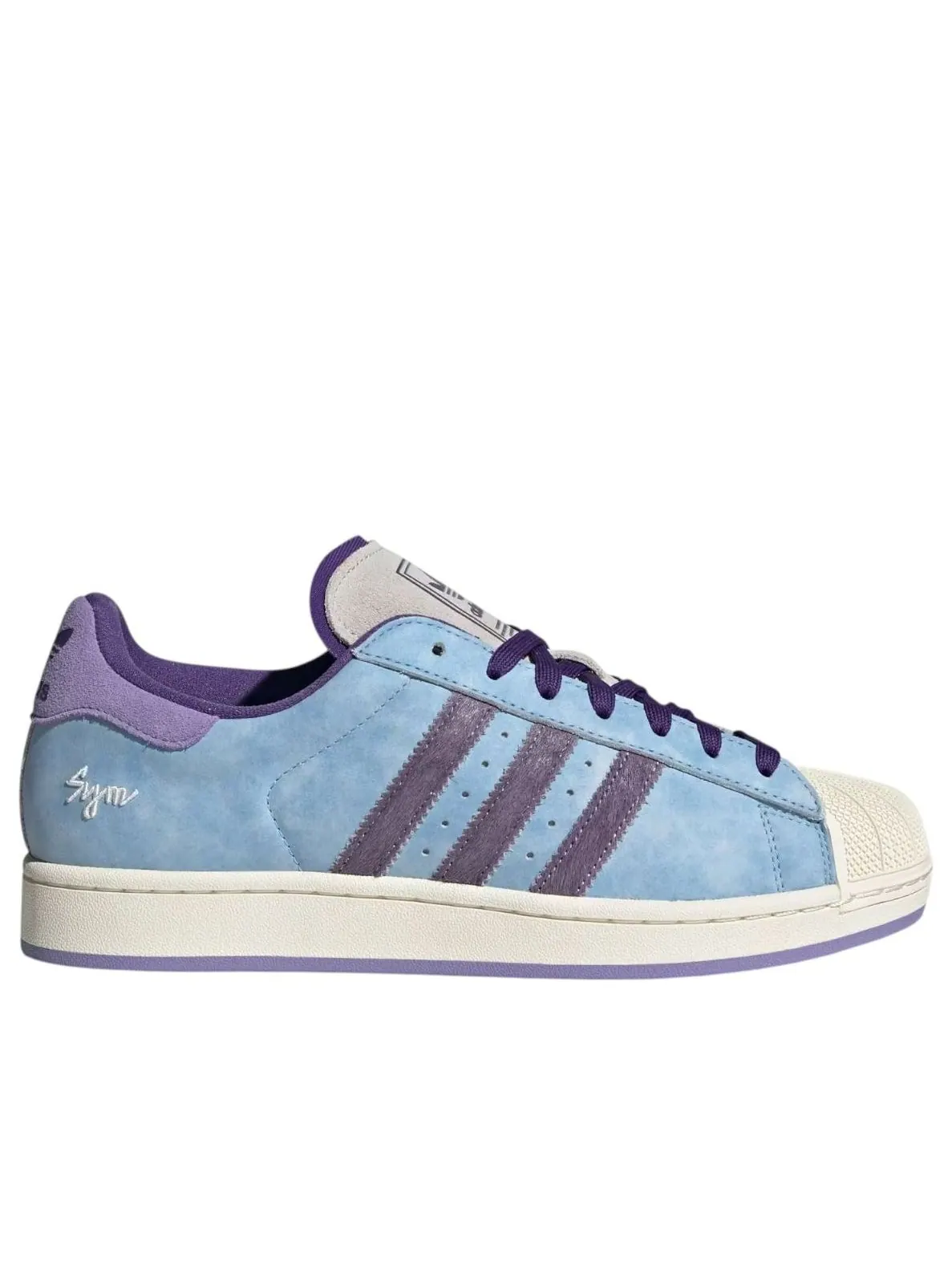 (WMNS) Adidas Superstar x SYM 'Magic Lilac Purple' — изображение 2 из 6, фиолетовый/синий