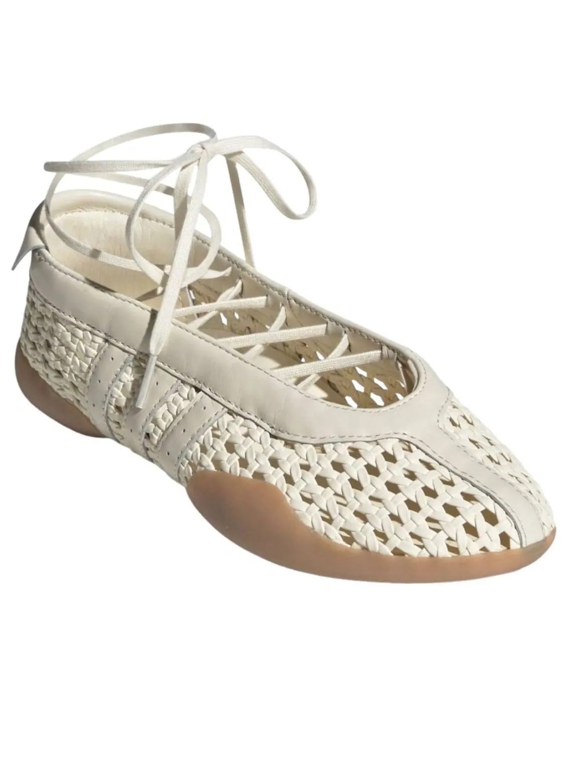 (WMNS) Adidas Taekwondo Mei 'Basketweave' — изображение 2 из 5, бежевый/коричневый