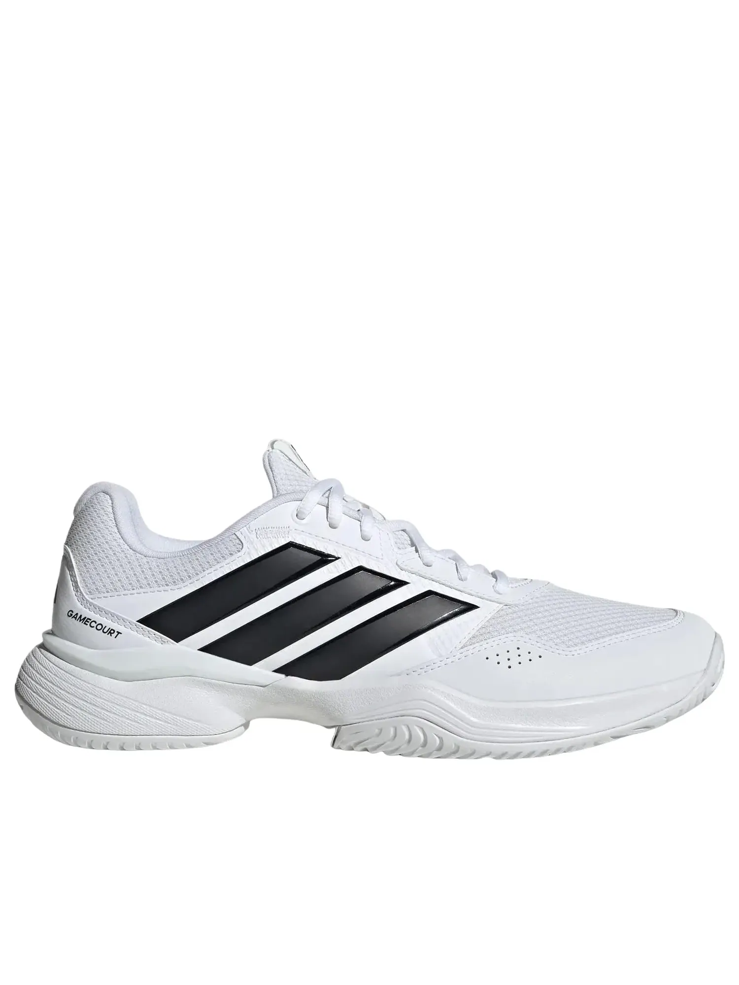 Мужские теннисные кроссовки с шнуровкой Gamecourt 3 All-Court Adidas — изображение 2 из 2, белый