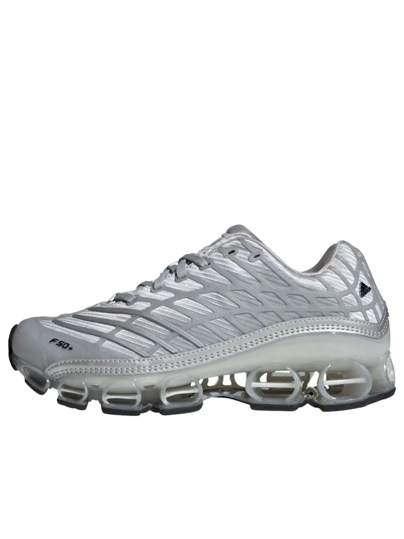 Кроссовки Adidas Megaride F50 'Silver Metallic Matte Silver Zero Metallic' — изображение 1 из 6, серебряный