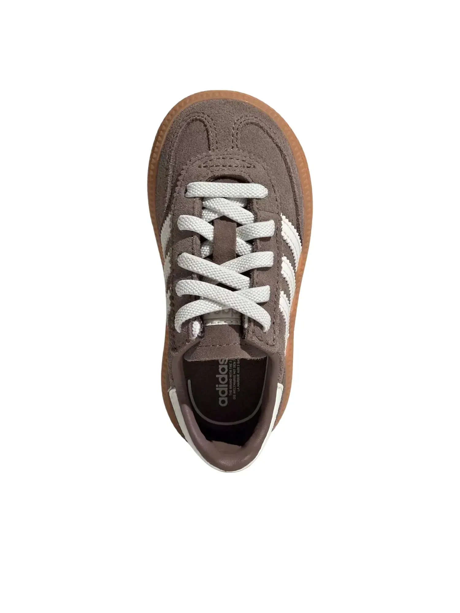 Детские кроссовки с эластичными шнурками Handball Spezial Adidas — изображение 3 из 5, коричневый