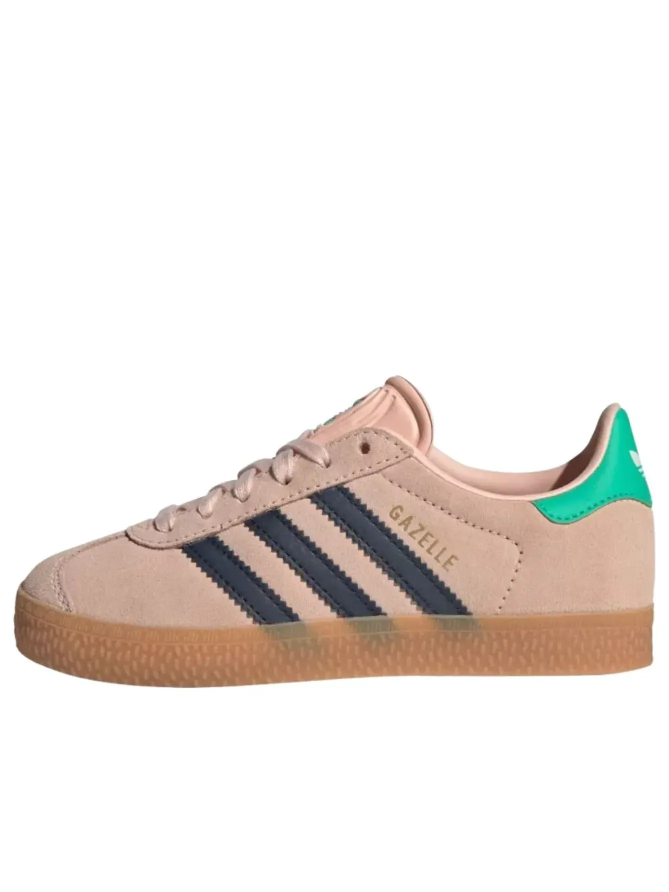 Кроссовки (PS) Adidas Gazelle 'Blush Pink Night Indigo Green' — изображение 1 из 6, розовый