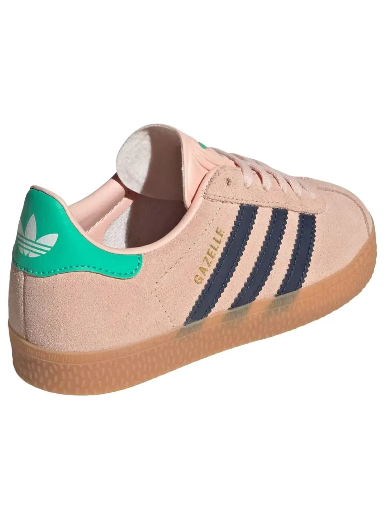 Кроссовки (PS) Adidas Gazelle 'Blush Pink Night Indigo Green' — изображение 3 из 6, розовый