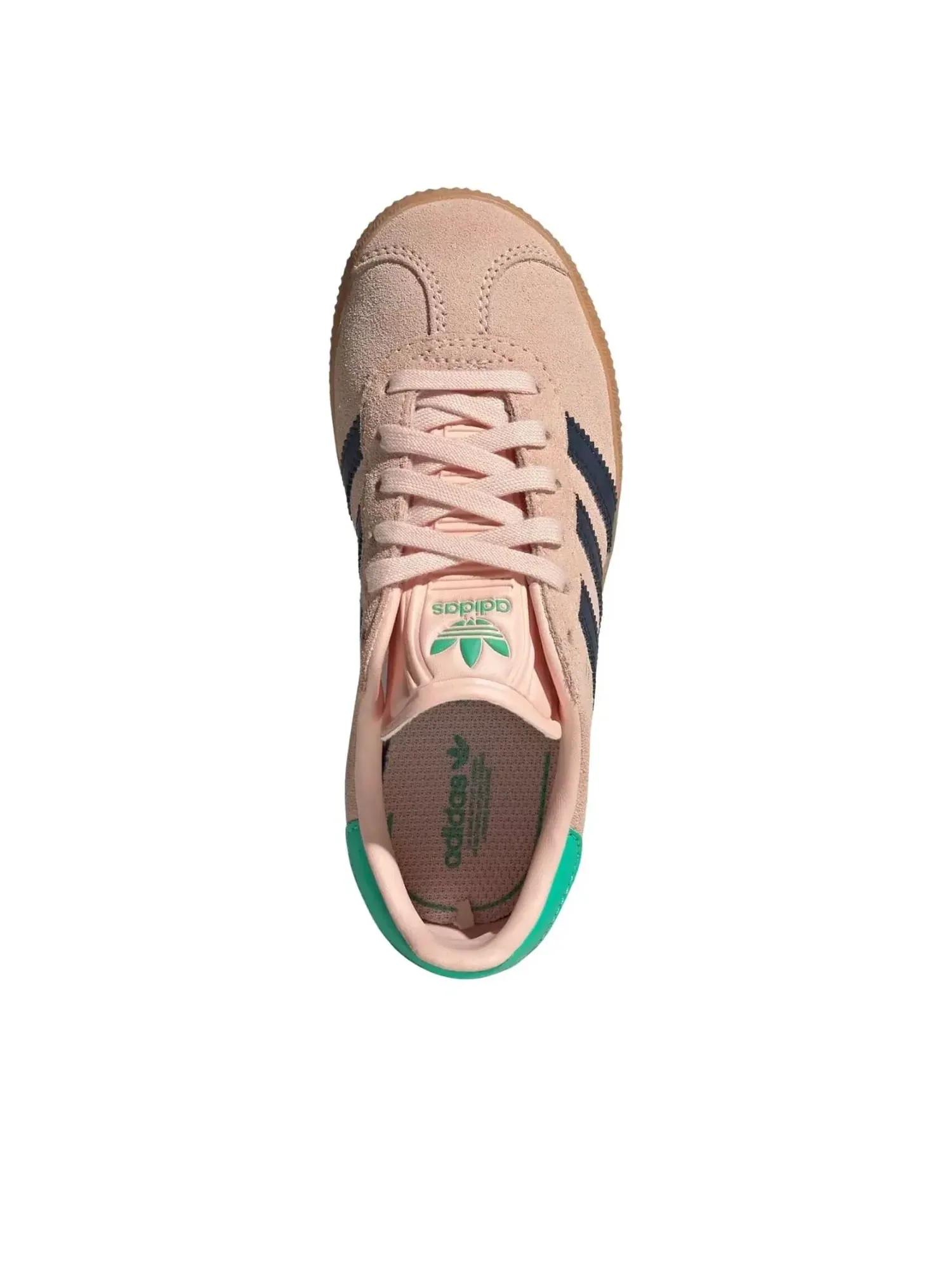 Кроссовки (PS) Adidas Gazelle 'Blush Pink Night Indigo Green' — изображение 4 из 6, розовый