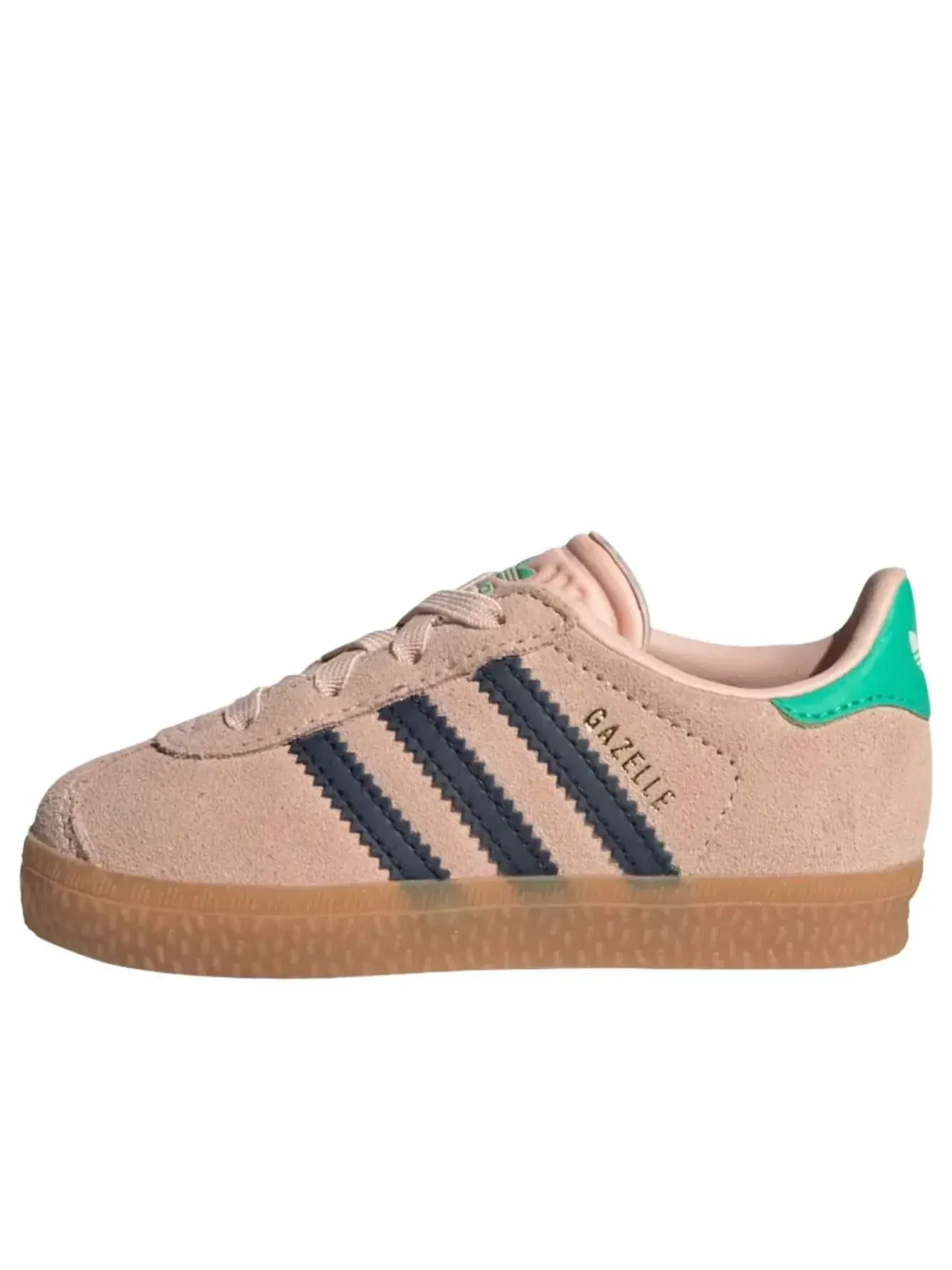 Кроссовки (TD) Adidas Gazelle 'Blush Pink Night Indigo Green' — изображение 1 из 6, розовый