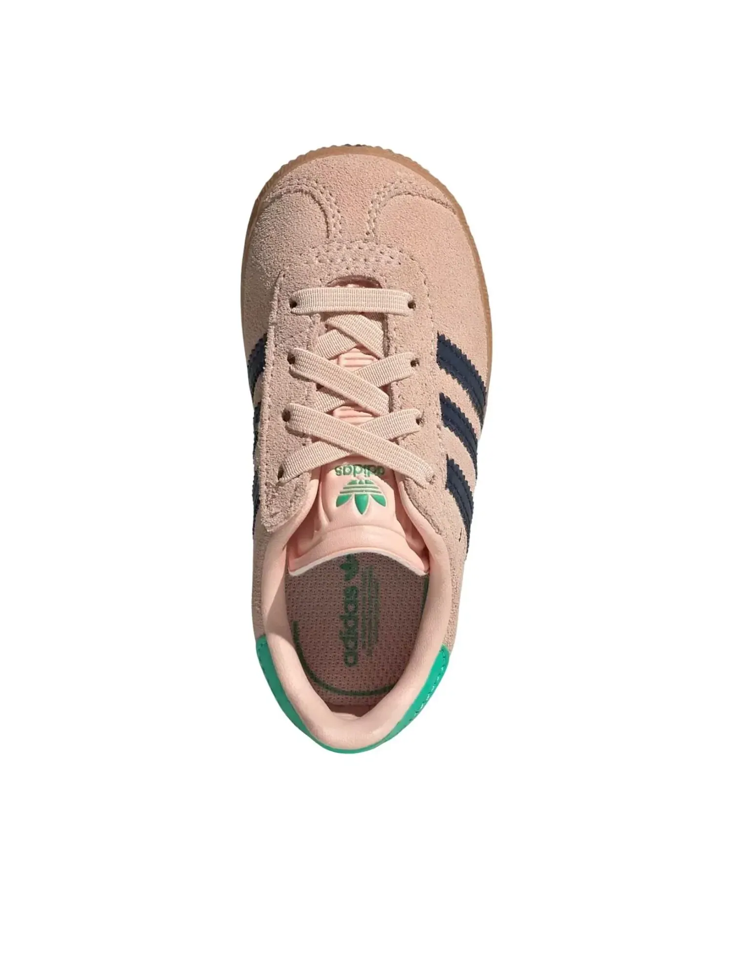 Кроссовки (TD) Adidas Gazelle 'Blush Pink Night Indigo Green' — изображение 4 из 6, розовый