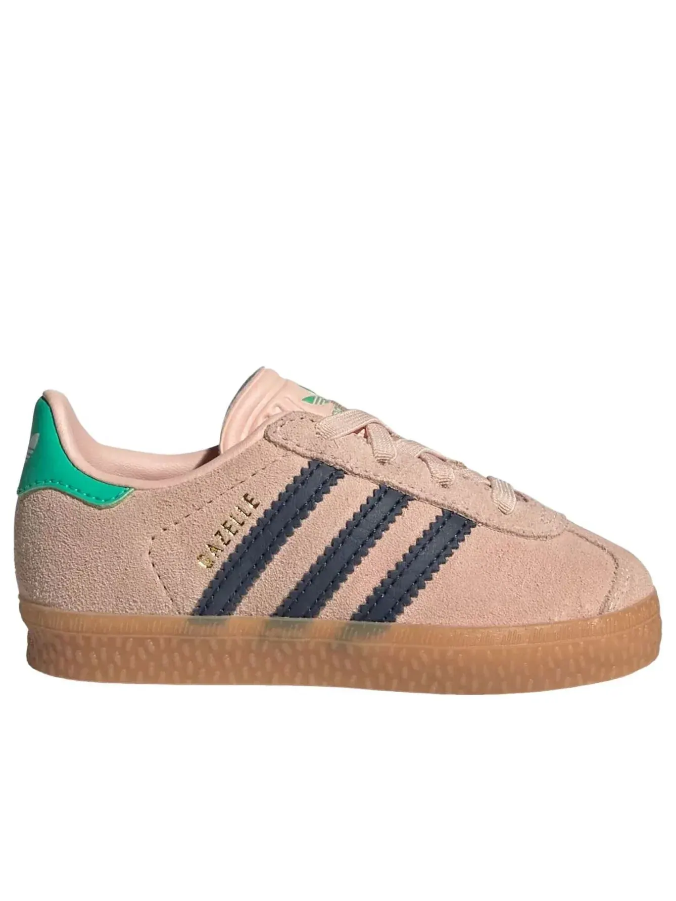 Кроссовки (TD) Adidas Gazelle 'Blush Pink Night Indigo Green' — изображение 6 из 6, розовый