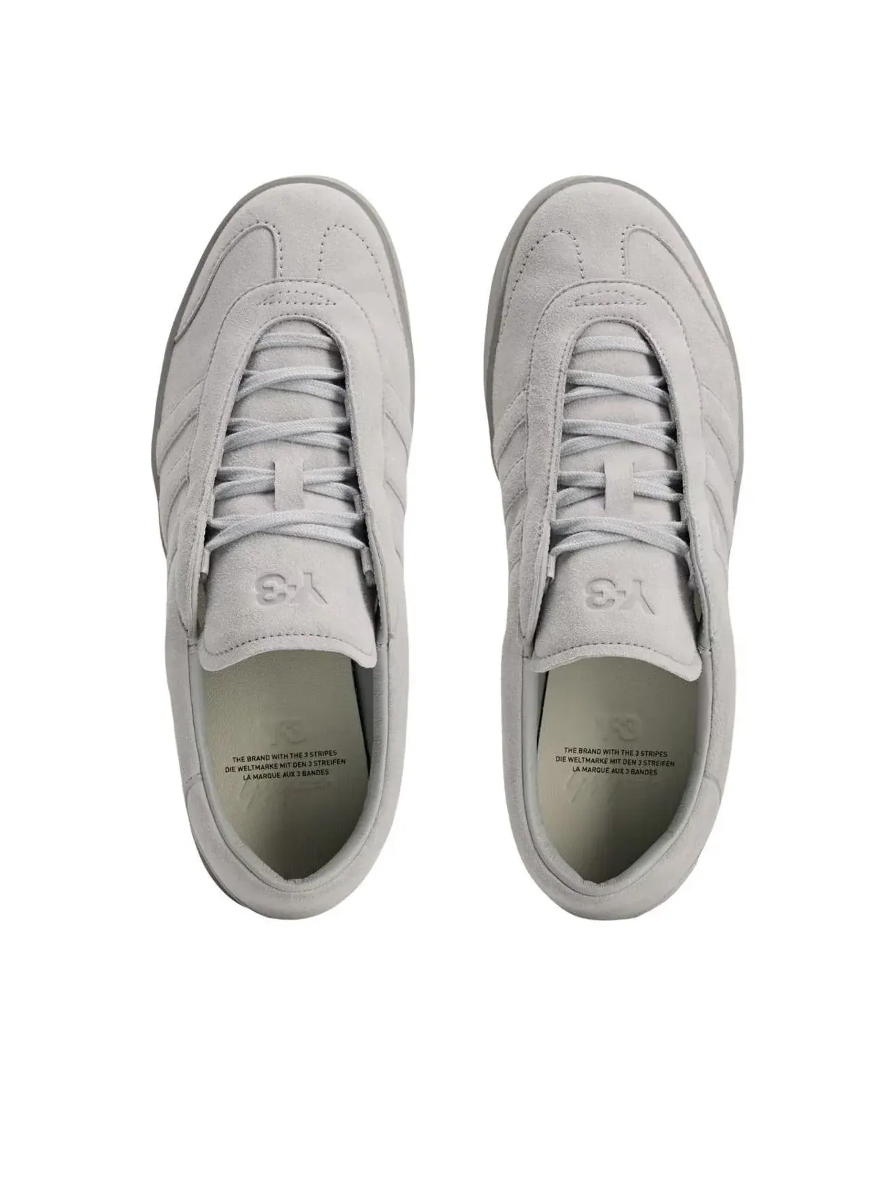 Кроссовки Adidas Y-3 Gazelle 'Grey Two' KI4341 — изображение 2 из 5, серый
