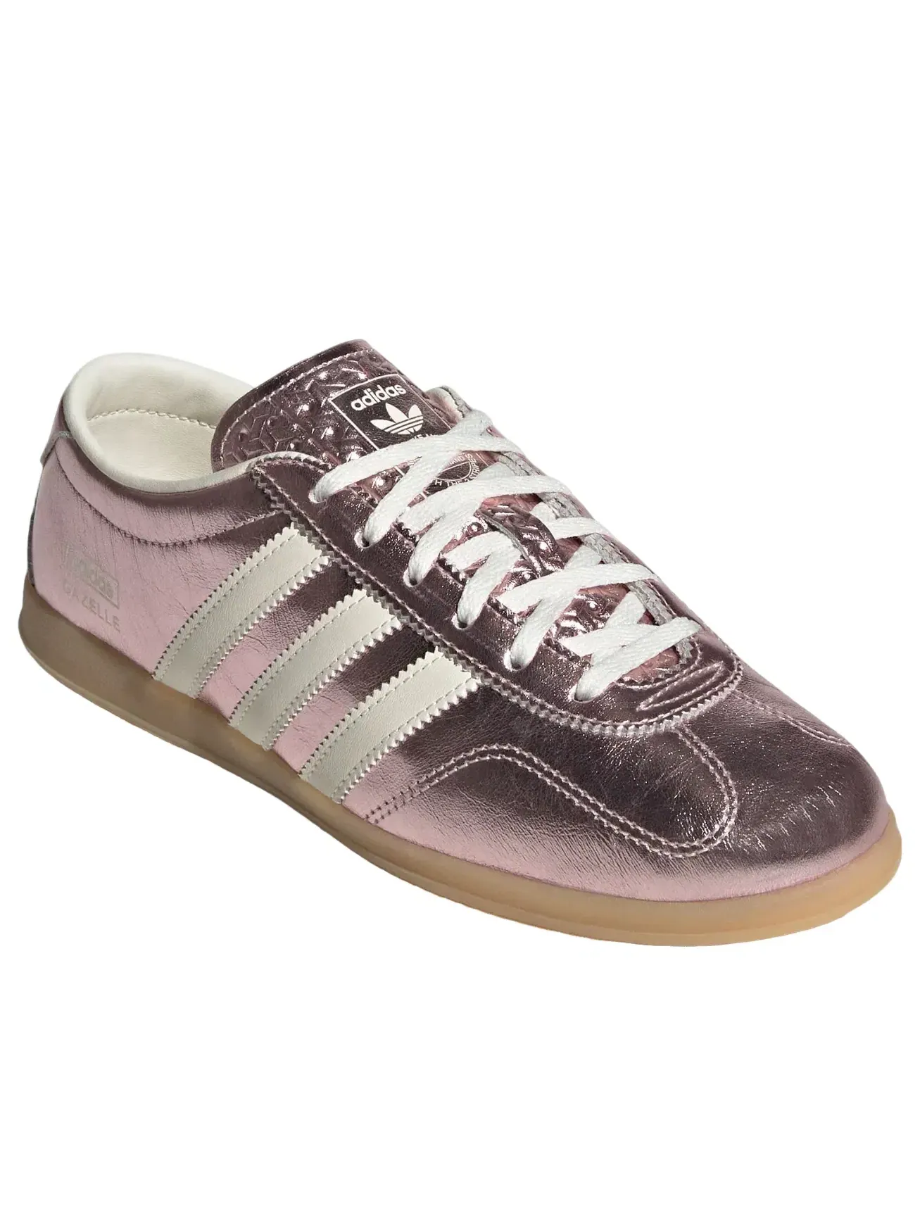 Женские кроссовки с низким верхом Wonder Quartz Gum Adidas Gazelle — изображение 2 из 5, серебряный