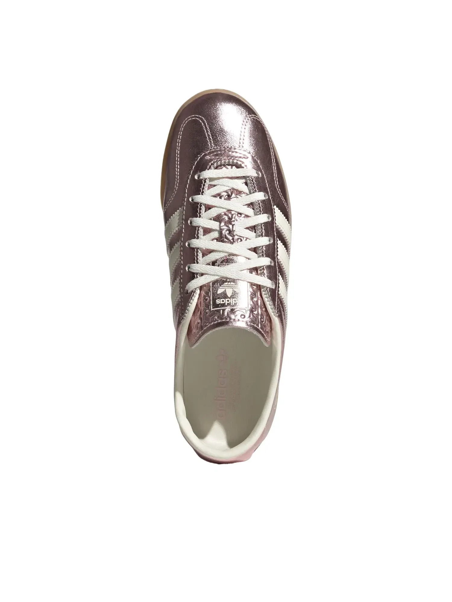 Женские кроссовки с низким верхом Wonder Quartz Gum Adidas Gazelle — изображение 4 из 5, серебряный