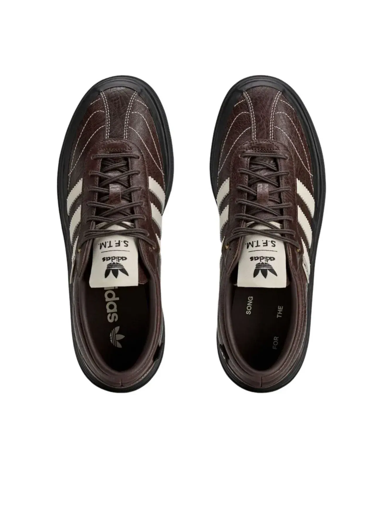 Мужские кроссовки с шнуровкой Samba LX Song For The Mute Aurora Coffee Adidas — изображение 2 из 5, коричневый