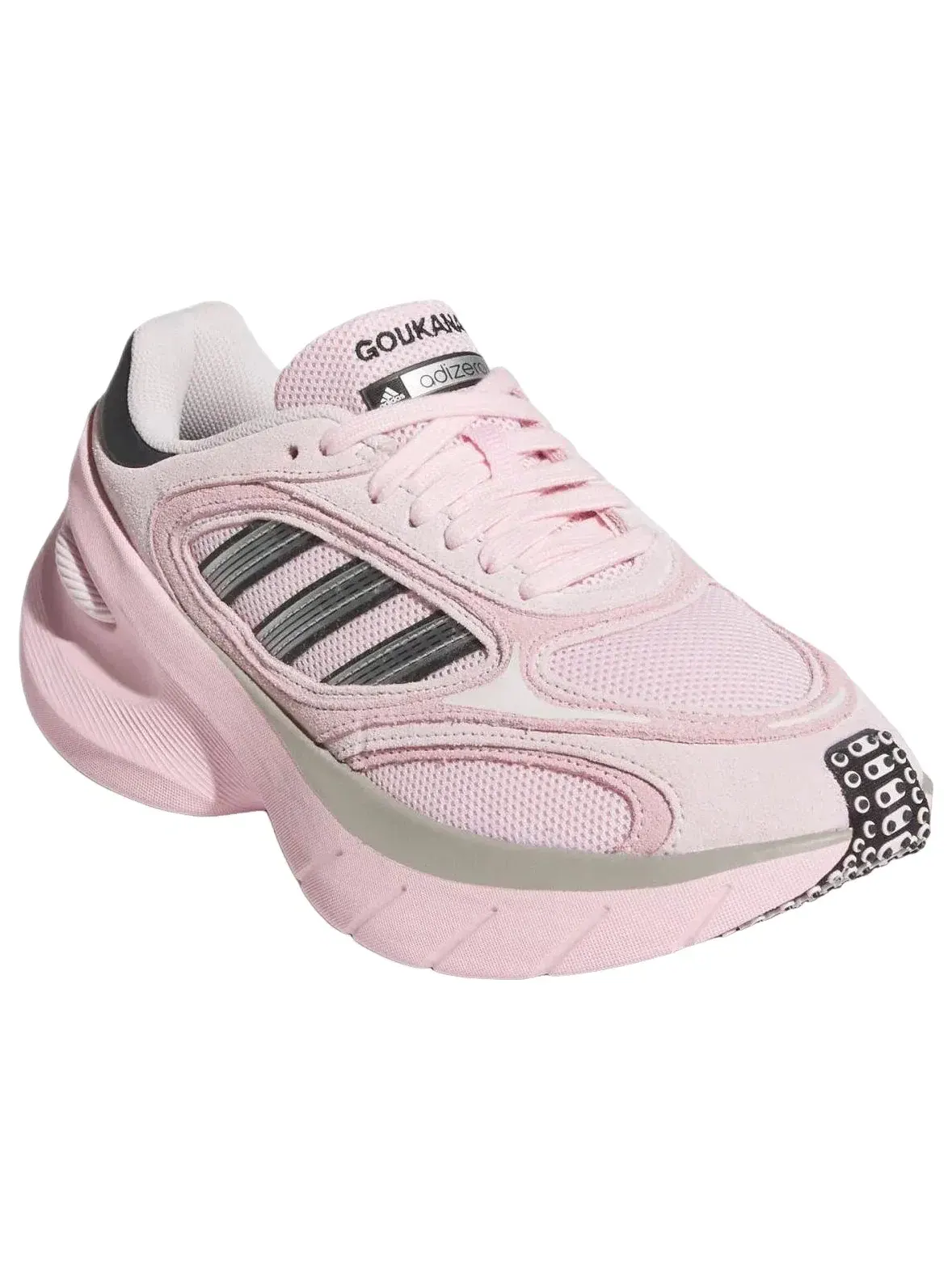 Мужские кроссовки с шнуровкой Adizero Goukana Adidas — изображение 3 из 6, розовый