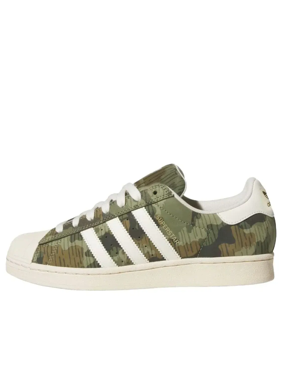 Кроссовки Adidas Superstar ADV 'Camo Cream White' KI5142 — изображение 1 из 5, зеленый