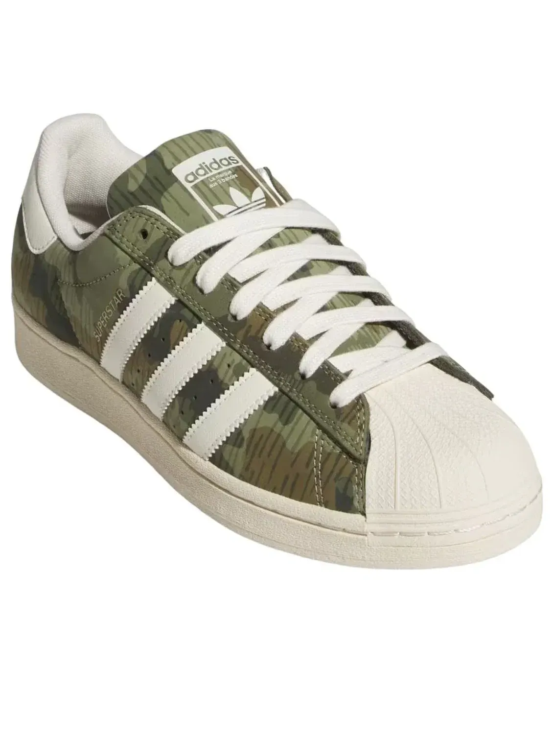 Кроссовки Adidas Superstar ADV 'Camo Cream White' KI5142 — изображение 4 из 5, зеленый