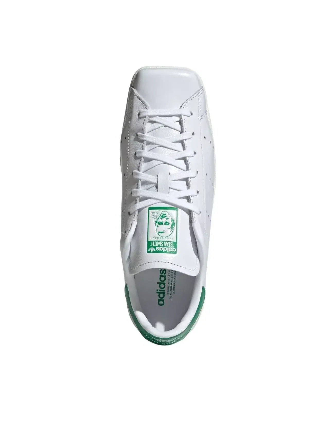 Мужские кроссовки с кожаным верхом Stan Smith Adidas — изображение 2 из 5, белый