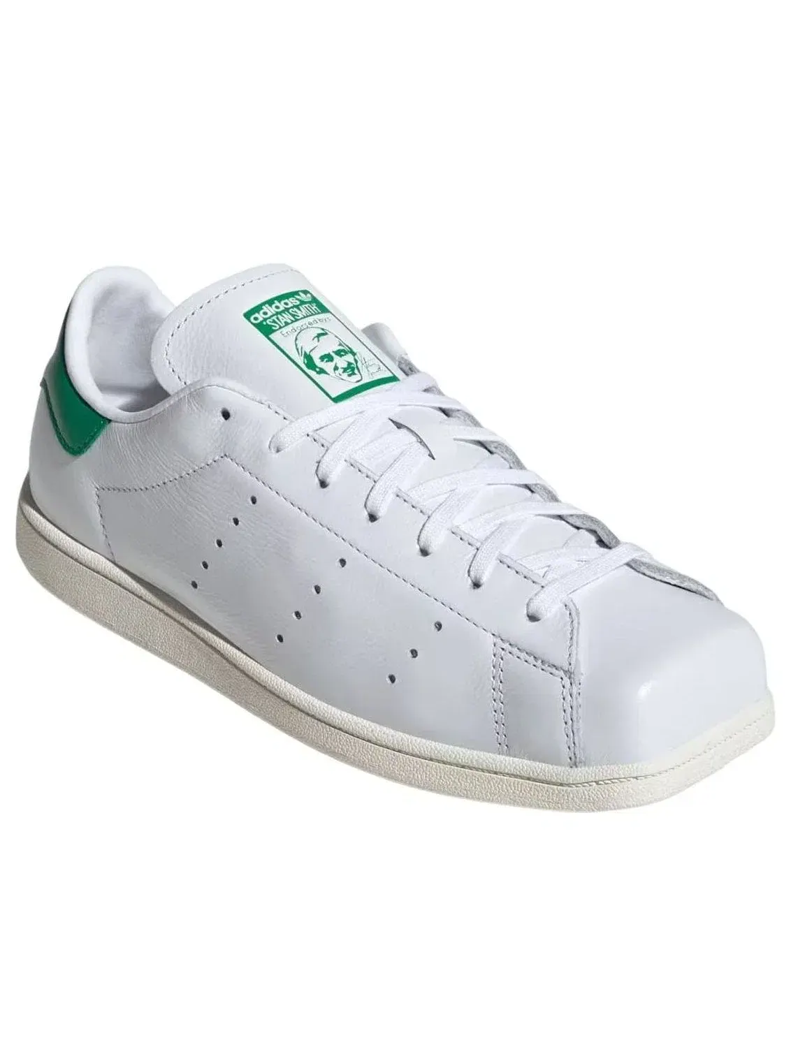 Мужские кроссовки с кожаным верхом Stan Smith Adidas — изображение 4 из 5, белый