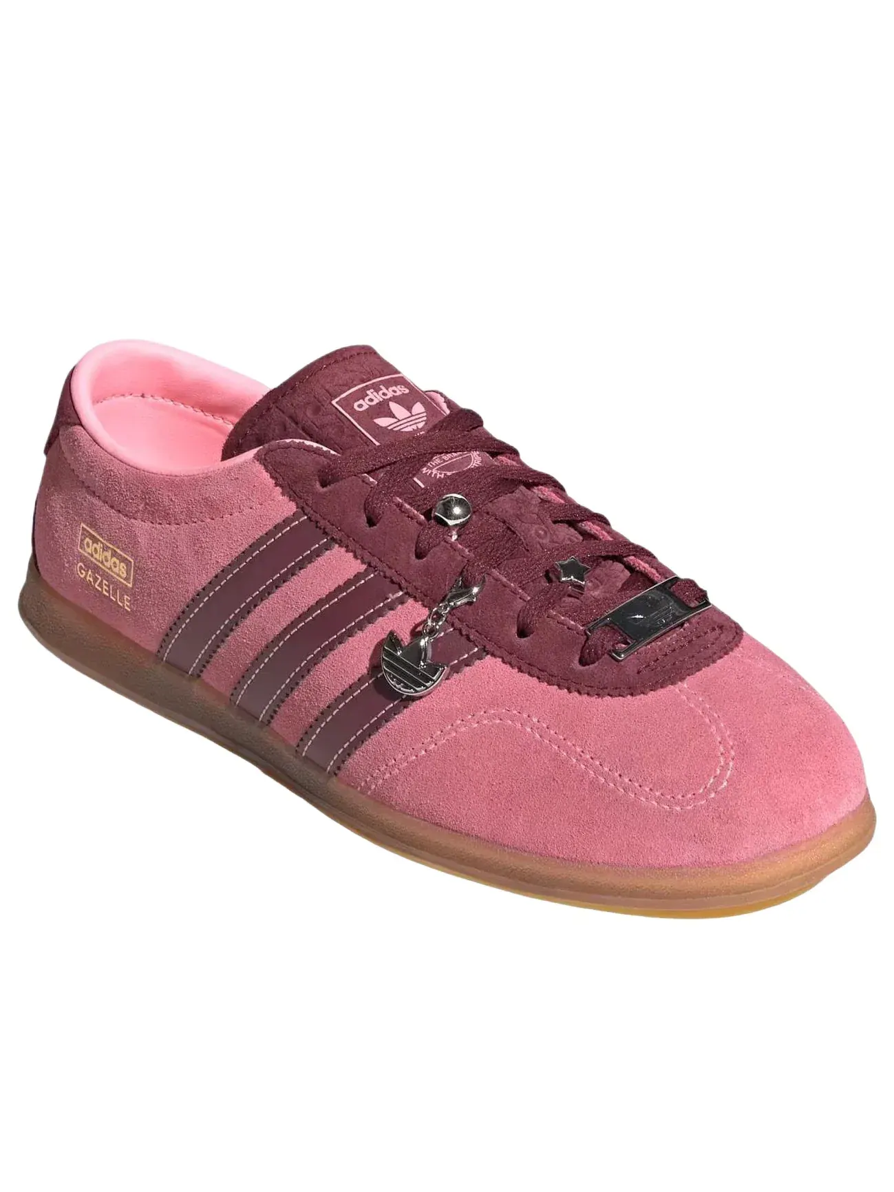 Кроссовки Adidas x Moussy Gazelle Lo Pro 'Pink Spark Shadow Red Gum' KI5309 — изображение 2 из 5, розовый