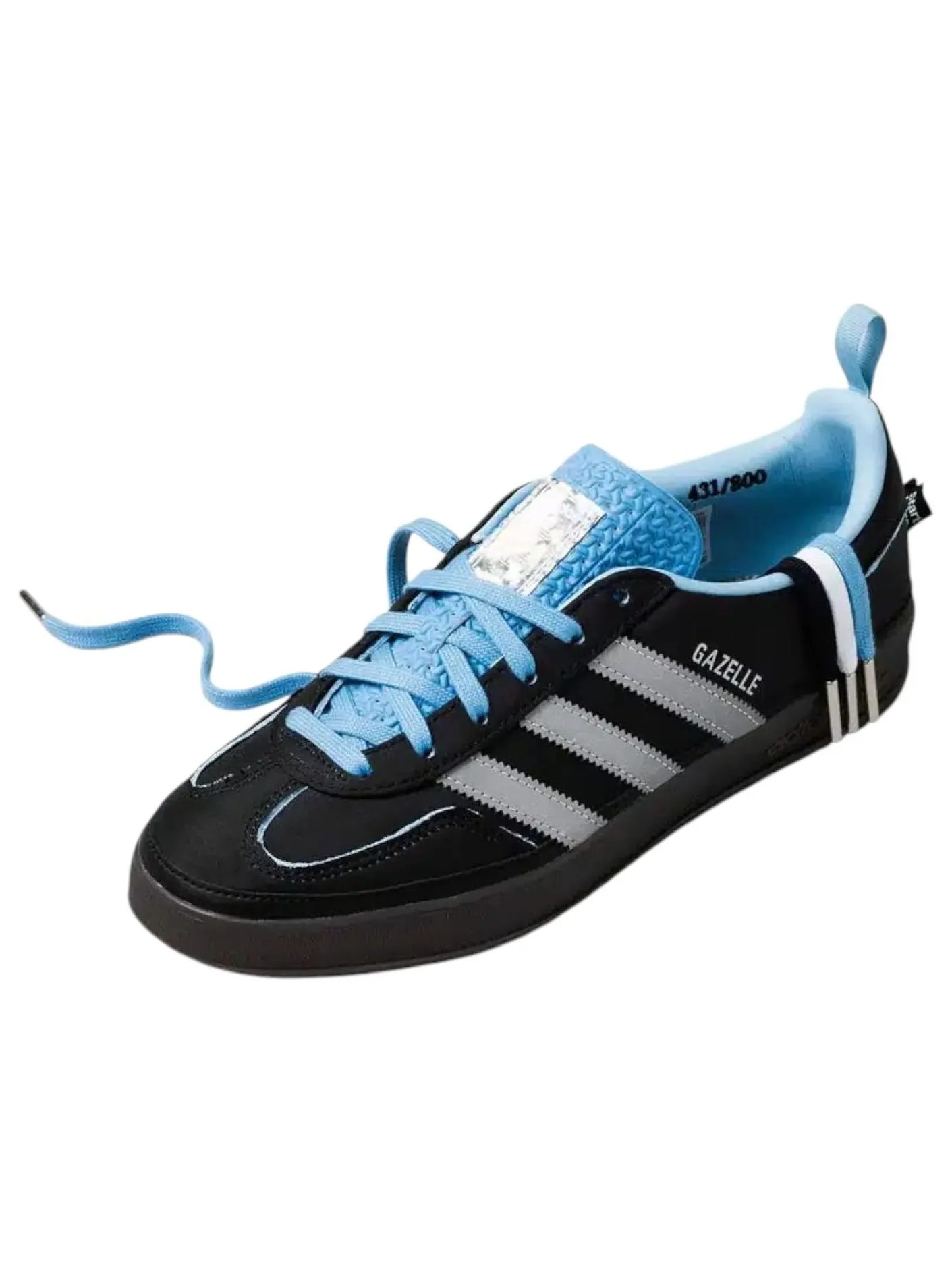 Кроссовки adidas x City Jeans Gazelle Indoor 'Diamond In The Rough' — изображение 2 из 5, черный
