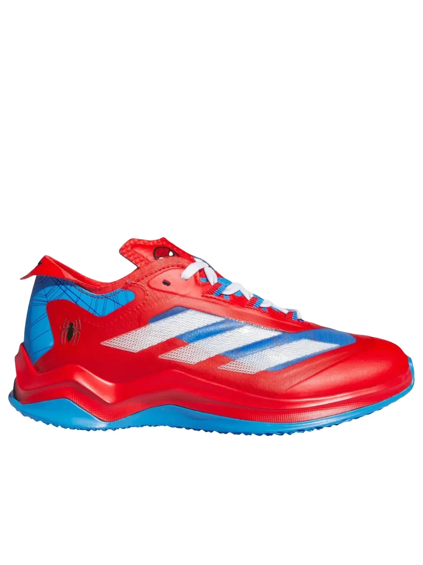 Детские кроссовки для бейсбола с принтом Spider-Man Adidas Adizero Impact Turf — изображение 4 из 4, красный