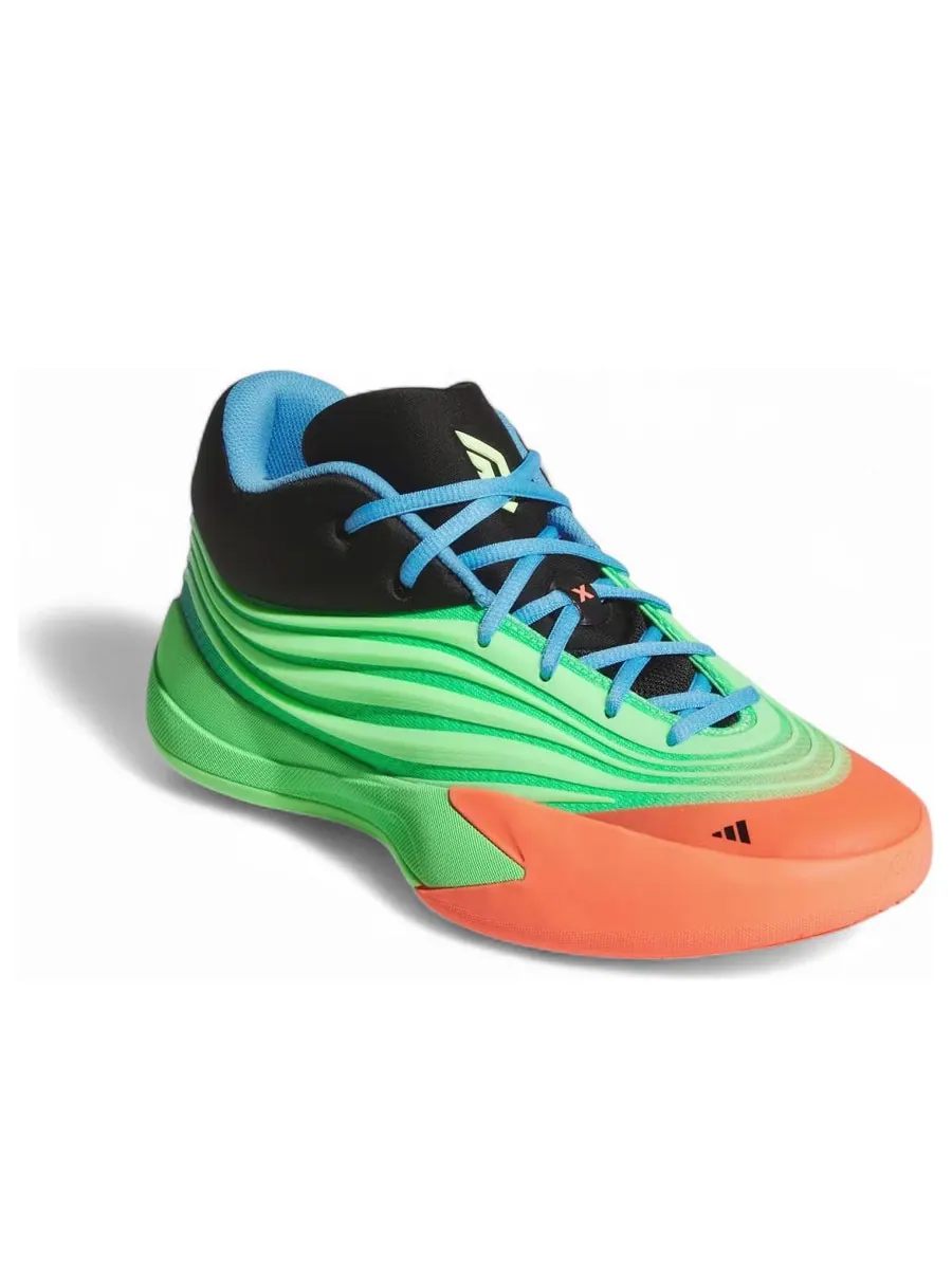 Кроссовки adidas Dame 10 'Lime Burst' — изображение 3 из 6, зеленый