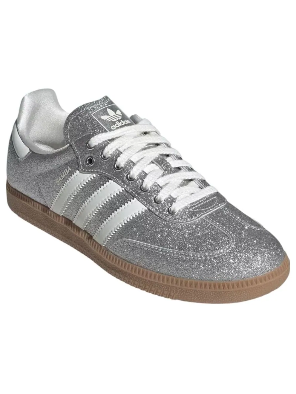 Кроссовки (WMNS) adidas Samba OG 'Silver Metallic' — изображение 5 из 6, серебряный