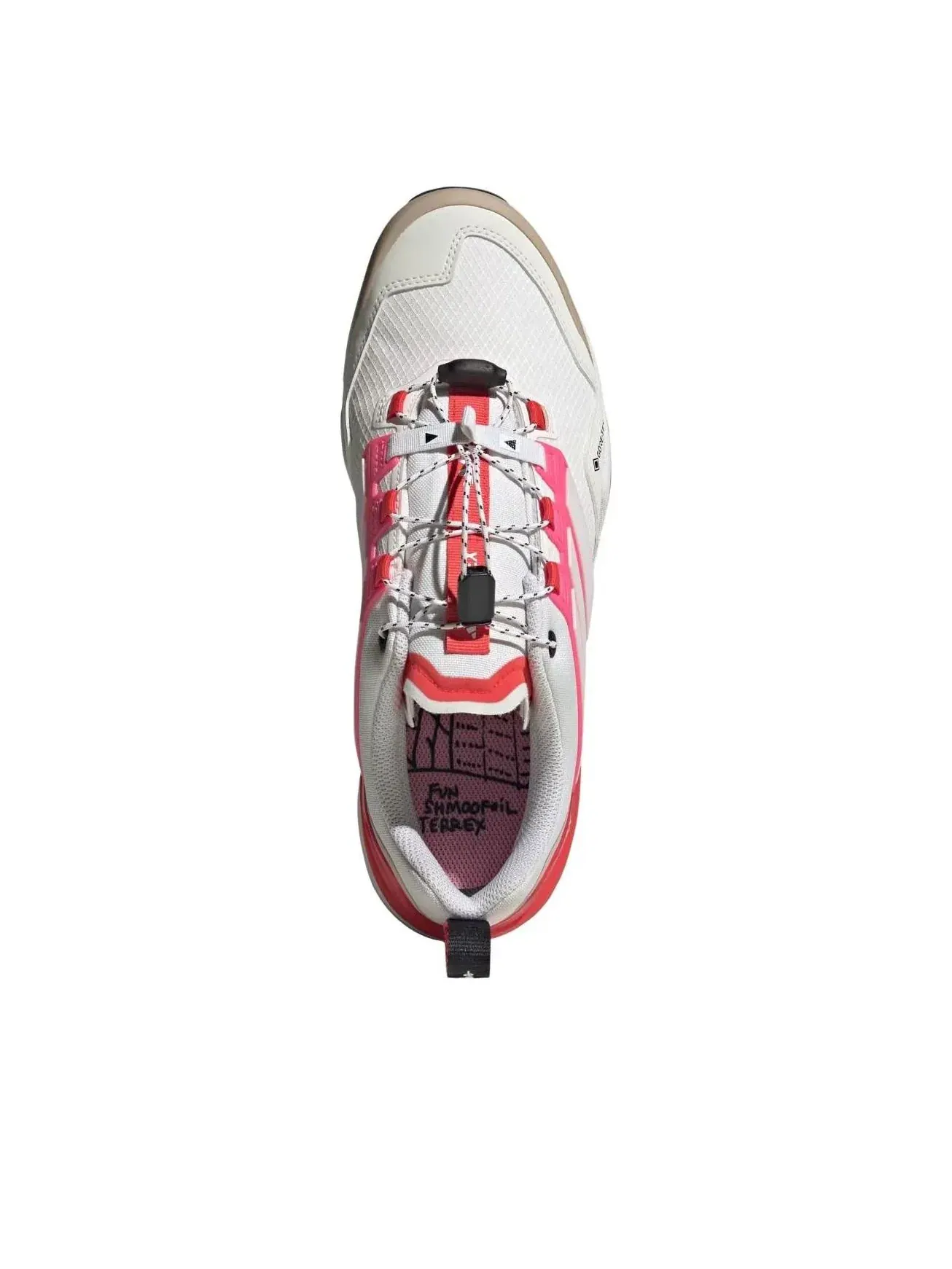 Кроссовки Adidas Terrex Shmoofoil Skychaser Gore-Tex 'Bliss Pink Cloud White' — изображение 2 из 5, белый