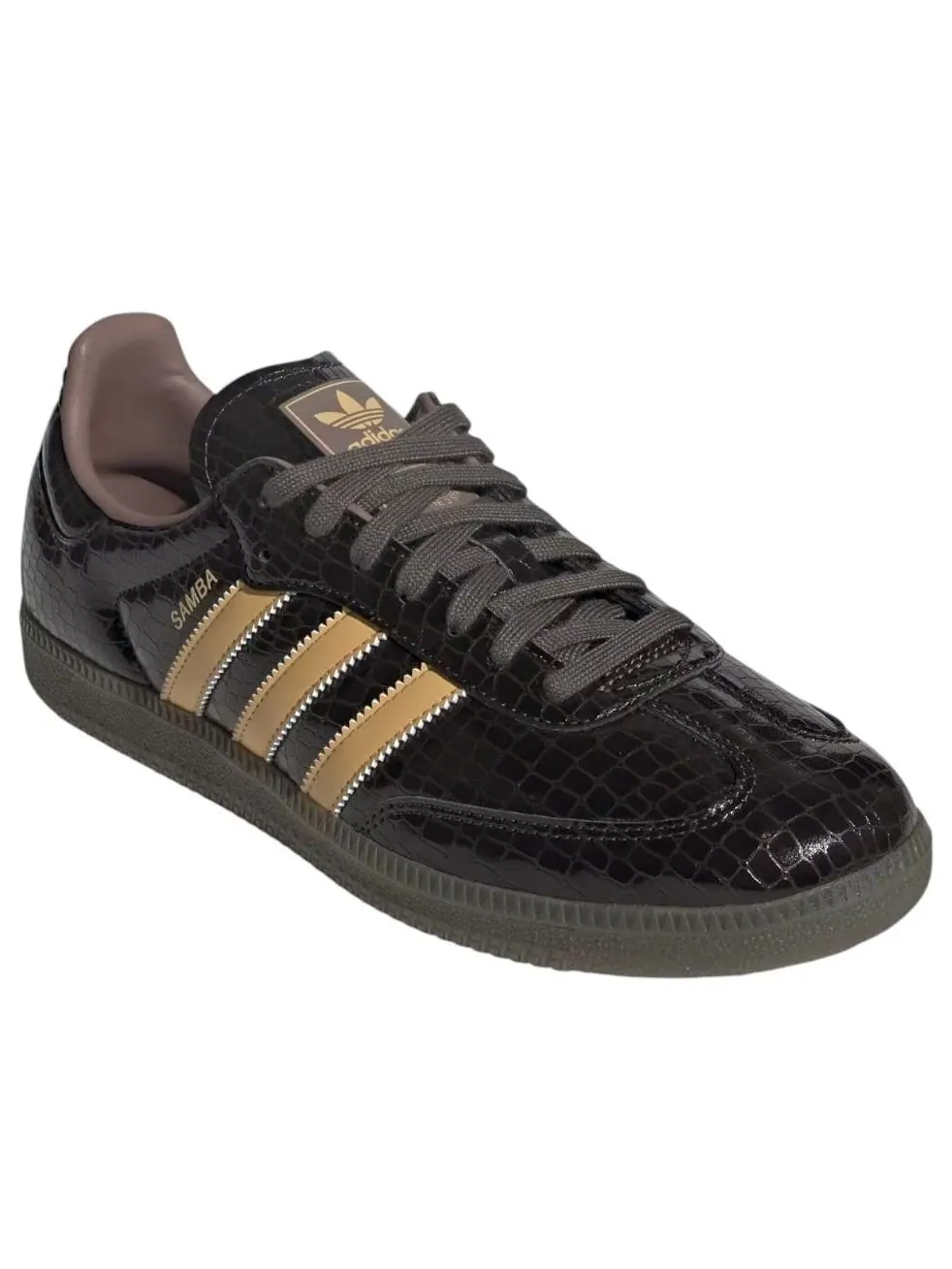 Adidas Samba OG 'Shadow Olive Oat Trace Brown' — изображение 5 из 6, оливковый//коричневый