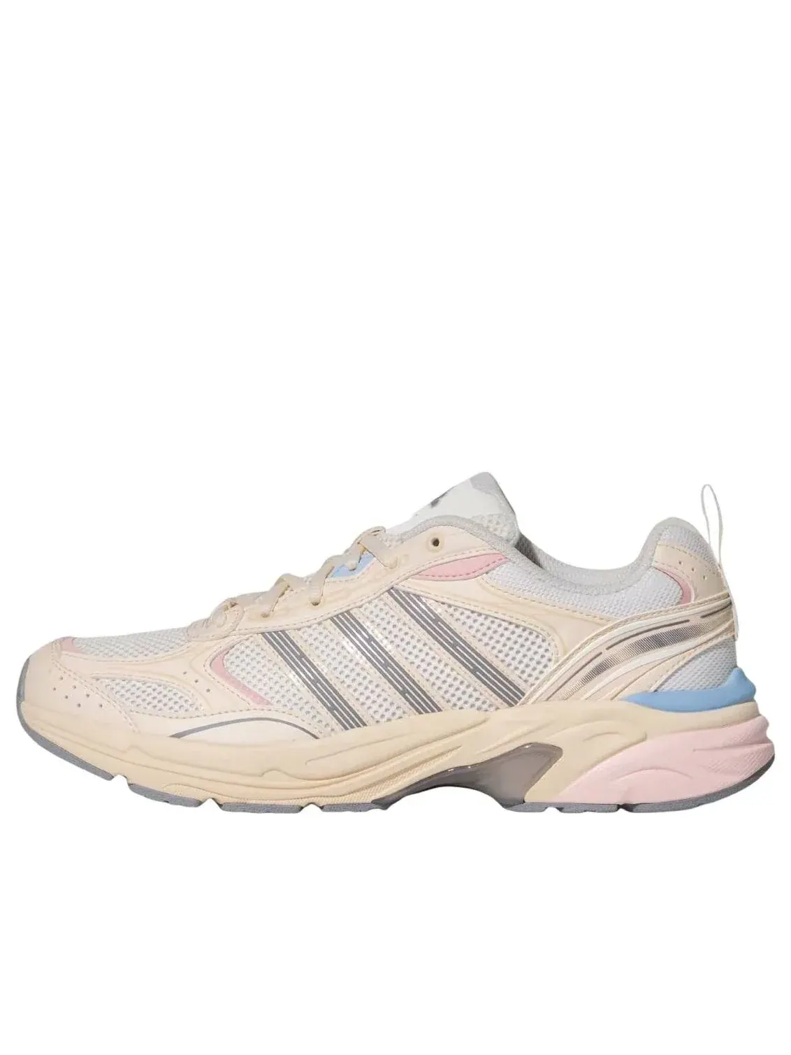 Кроссовки (WMNS) Adidas Neon Flux 'White Grey Sandy Pink' — изображение 1 из 5, розовый