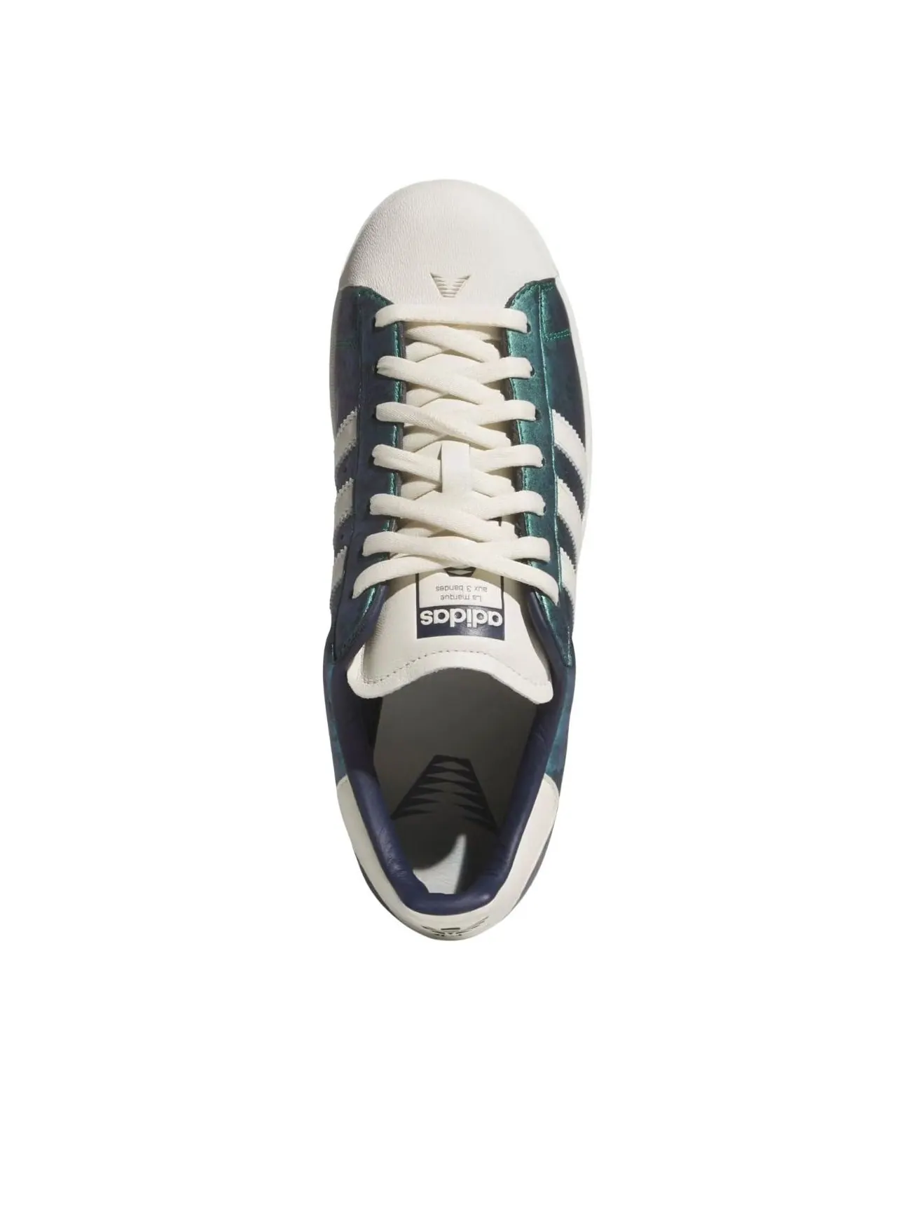 Adidas x Anthony Edwards Superstar II 'Green Silver' — изображение 5 из 6, зеленый/серебристый
