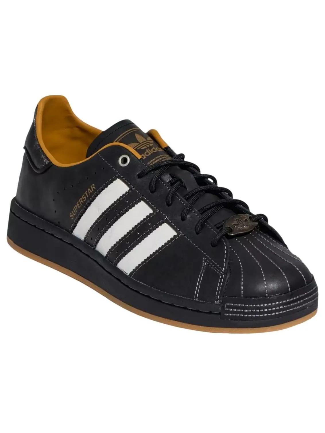 Adidas Superstar II 'Black Gum' — изображение 4 из 5, черный/белый/серебристый