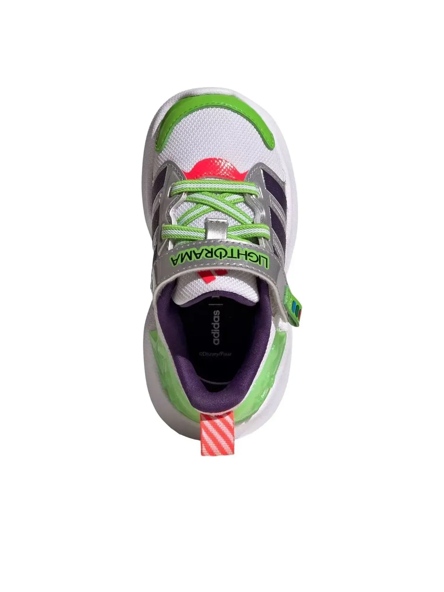 Детские кроссовки для малышей с принтом Lightorama Adidas — изображение 4 из 6, зеленый