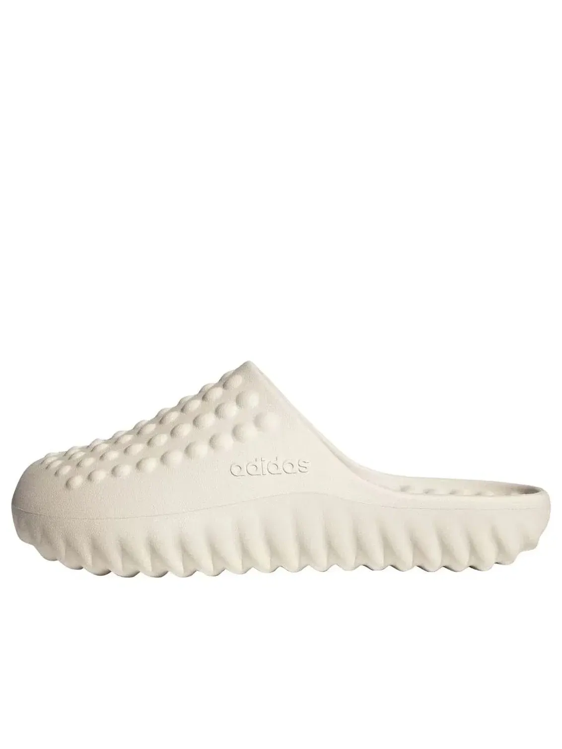 Мужские шлепанцы с закрытым носком Adissage Off White Adidas — изображение 1 из 5, белый