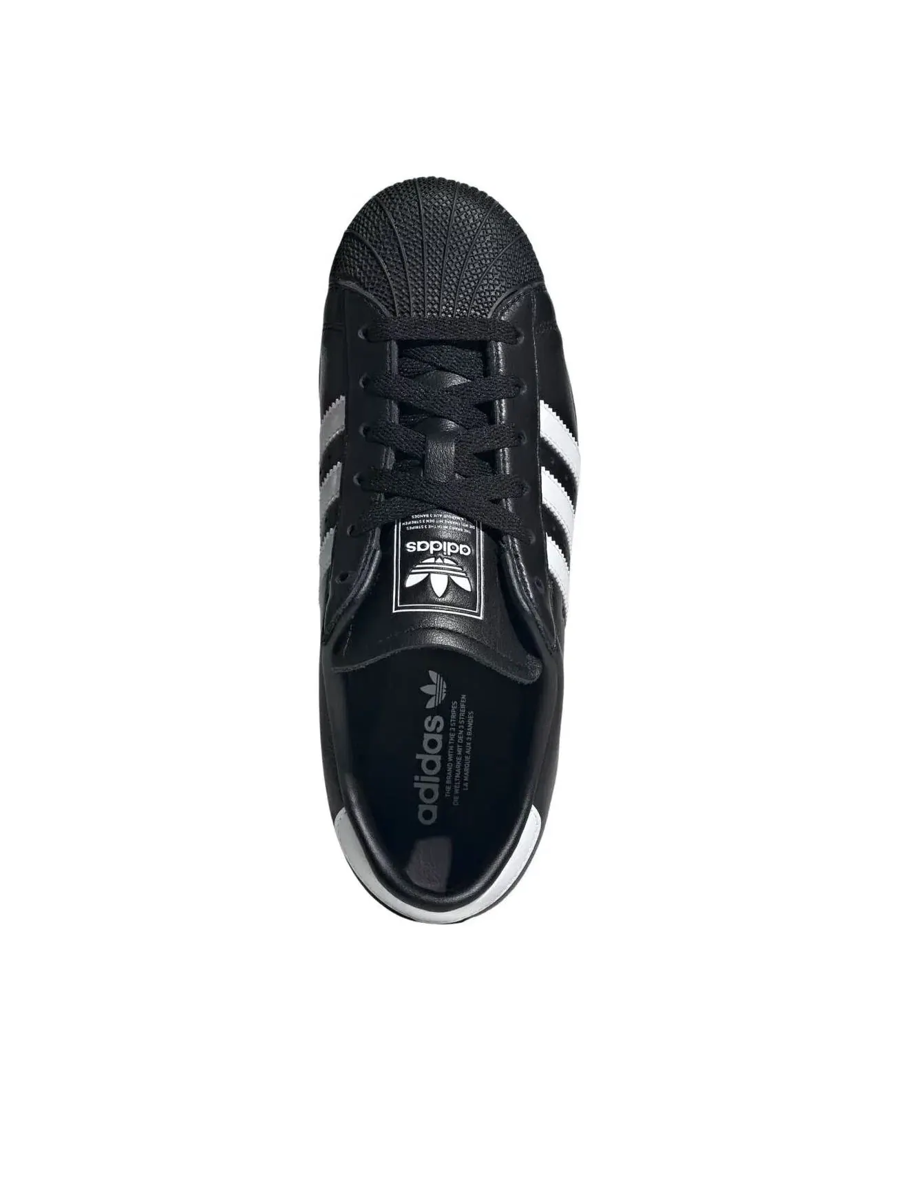 Женские кроссовки с кожаным верхом Adidas Superstar Lo Pro — изображение 2 из 5, черный