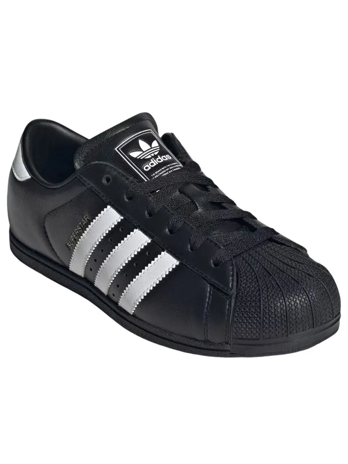 Женские кроссовки с кожаным верхом Adidas Superstar Lo Pro — изображение 4 из 5, черный