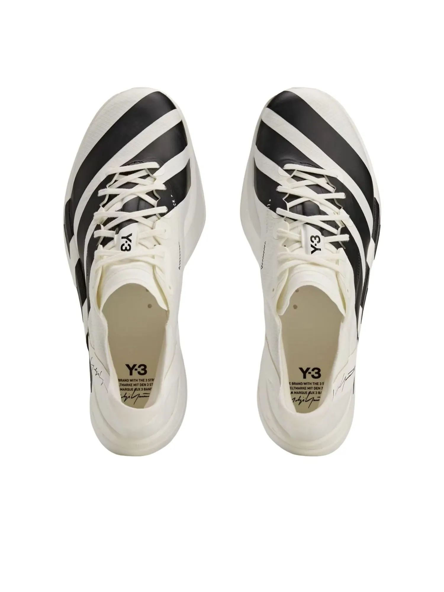 Adidas Y-3 Adios Pro 4 'Off White Black' — изображение 3 из 5, белый/черный