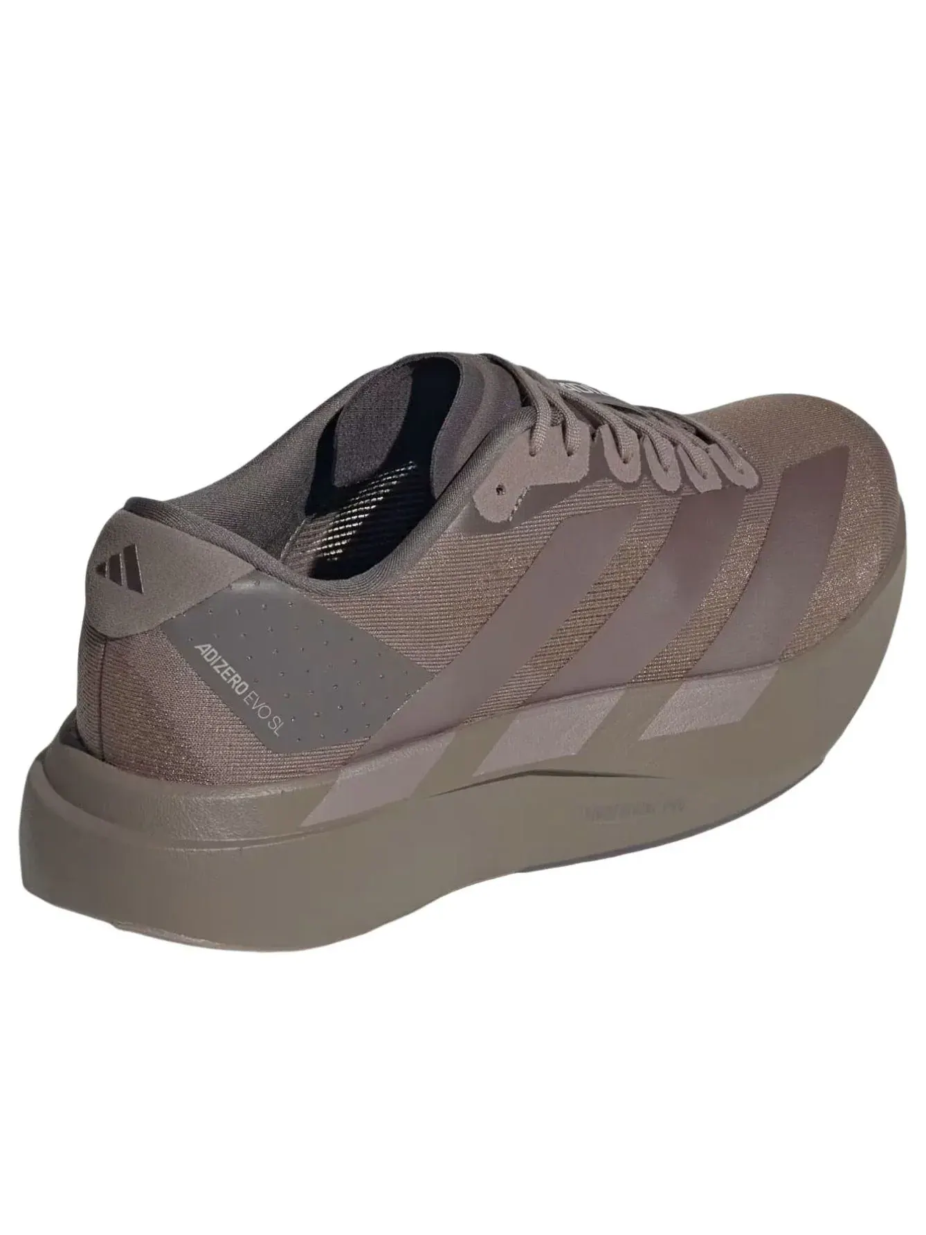 Кроссовки Adidas Adizero Evo SL 'Charcoal Coffee Met. Aurora Black' — изображение 3 из 6, коричневый