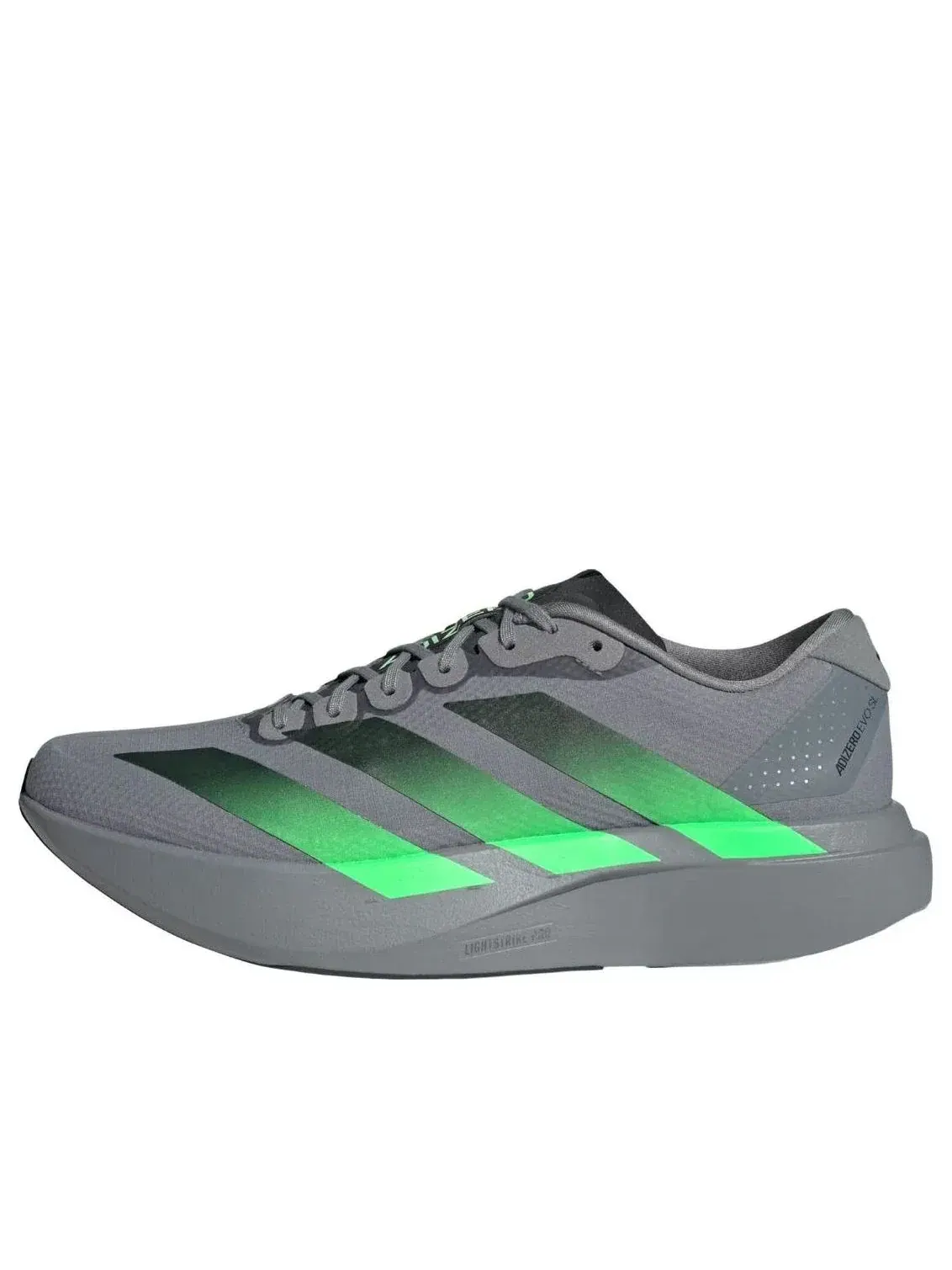 Кроссовки Adidas Adizero Evo SL Woven 'Grey Screaming Green' KI6927 — изображение 1 из 5, серый