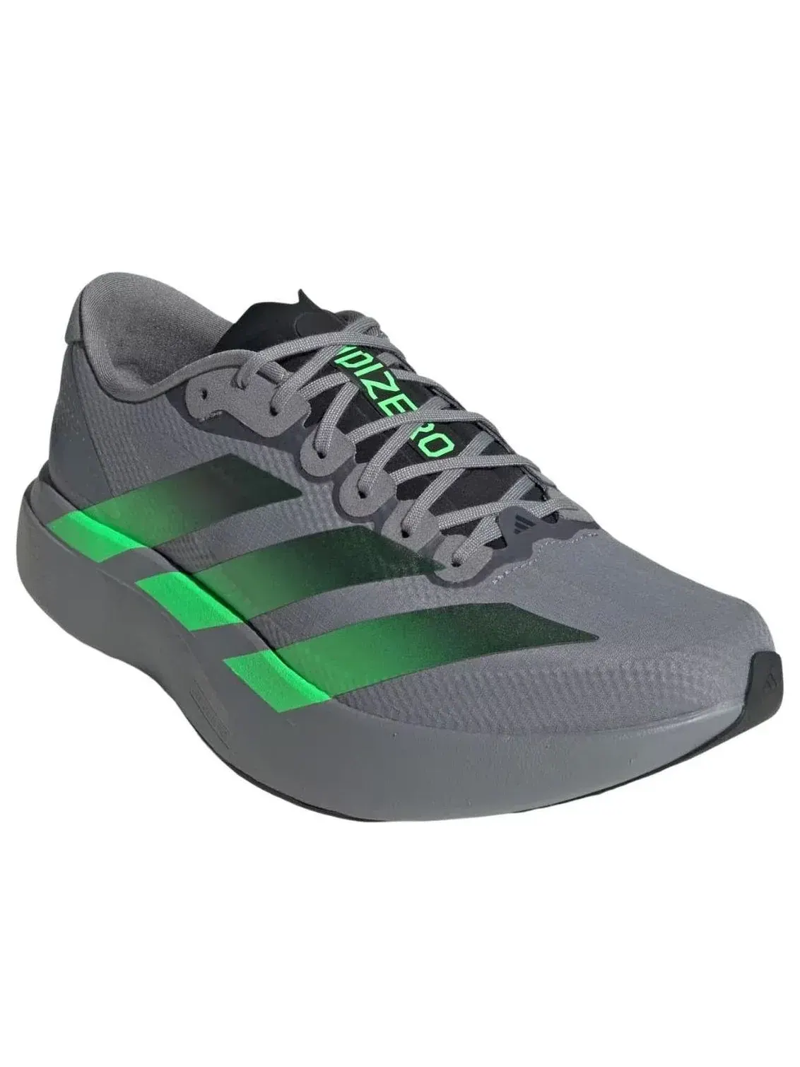 Кроссовки Adidas Adizero Evo SL Woven 'Grey Screaming Green' KI6927 — изображение 4 из 5, серый