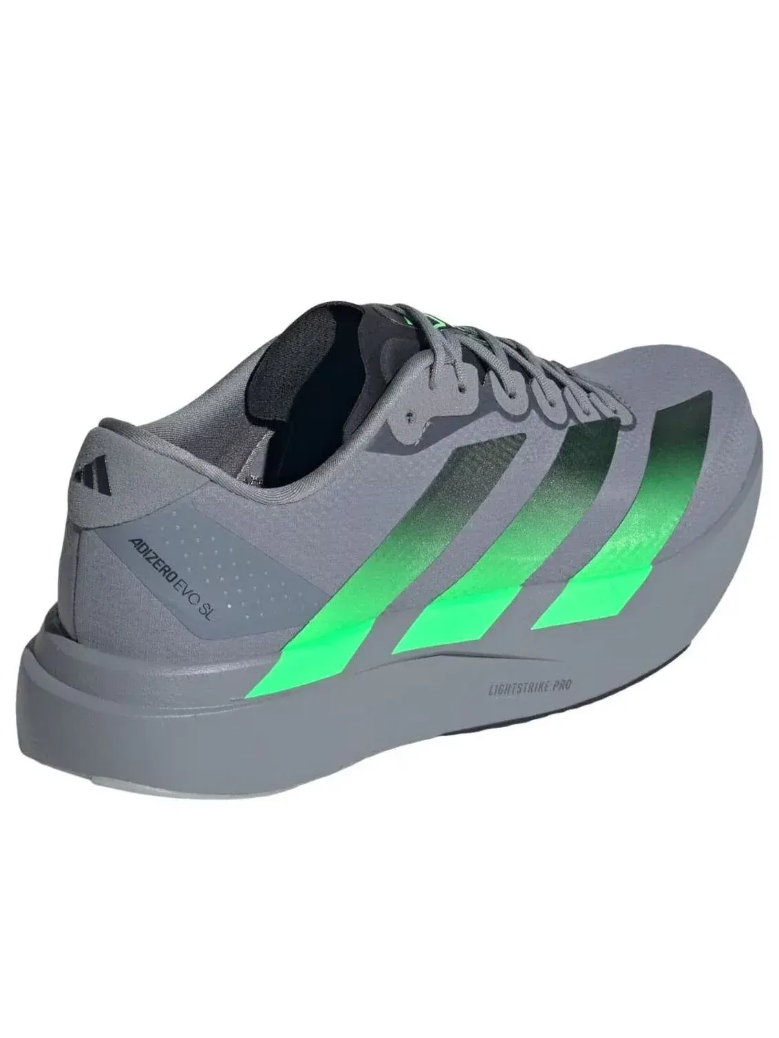 Кроссовки Adidas Adizero Evo SL Woven 'Grey Screaming Green' KI6927 — изображение 5 из 5, серый
