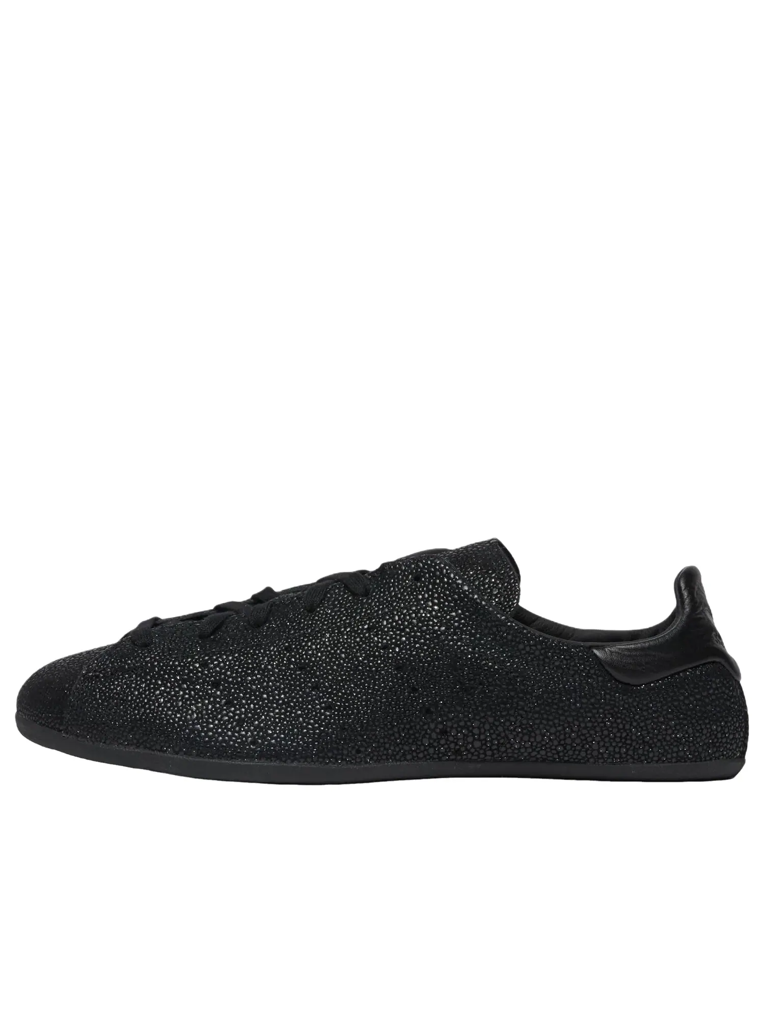 Женские кроссовки с низким верхом Stan Smith Black Gray Four Adidas — изображение 1 из 4, черный