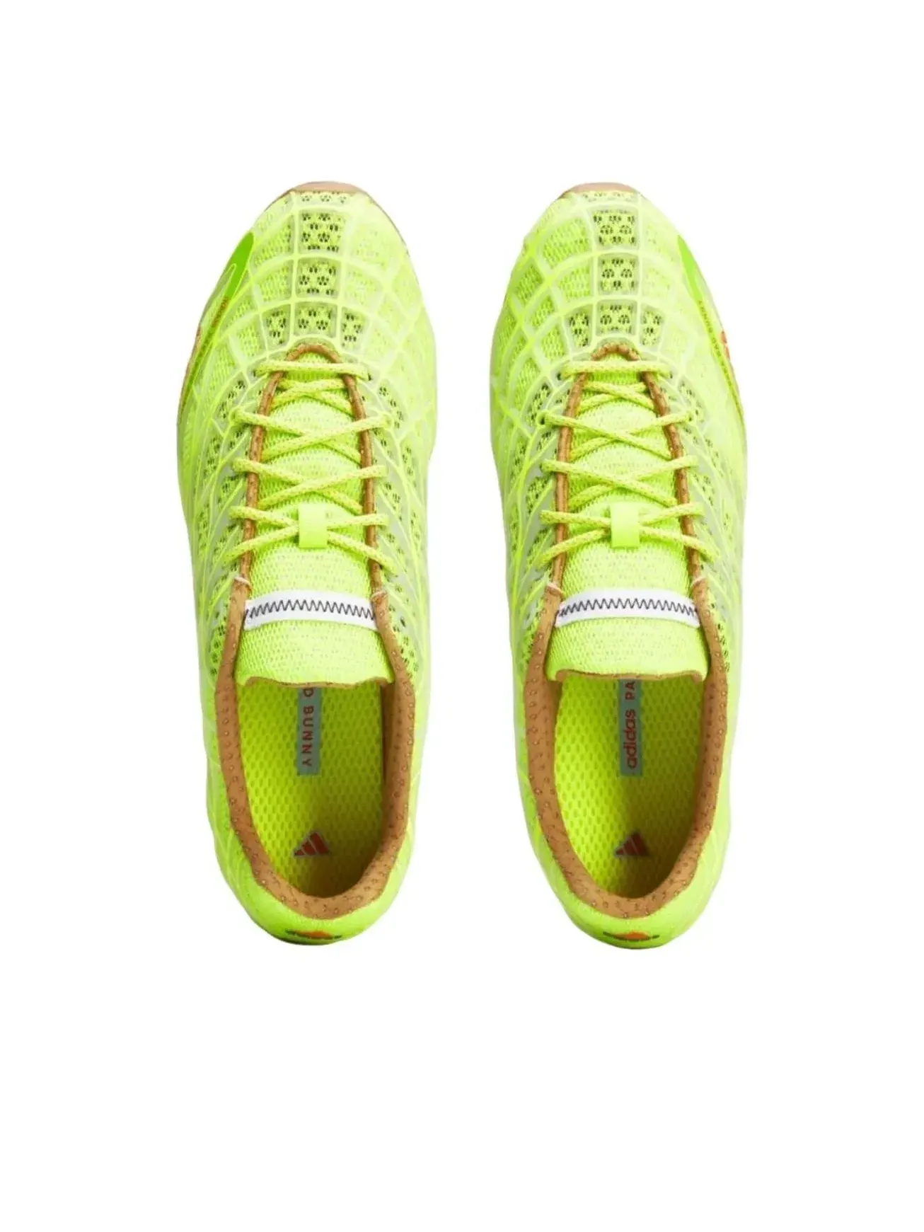 Мужские кроссовки с низким верхом Adidas x Bad Bunny F50 Ghost Sprint Solar Slime — изображение 3 из 5, зеленый