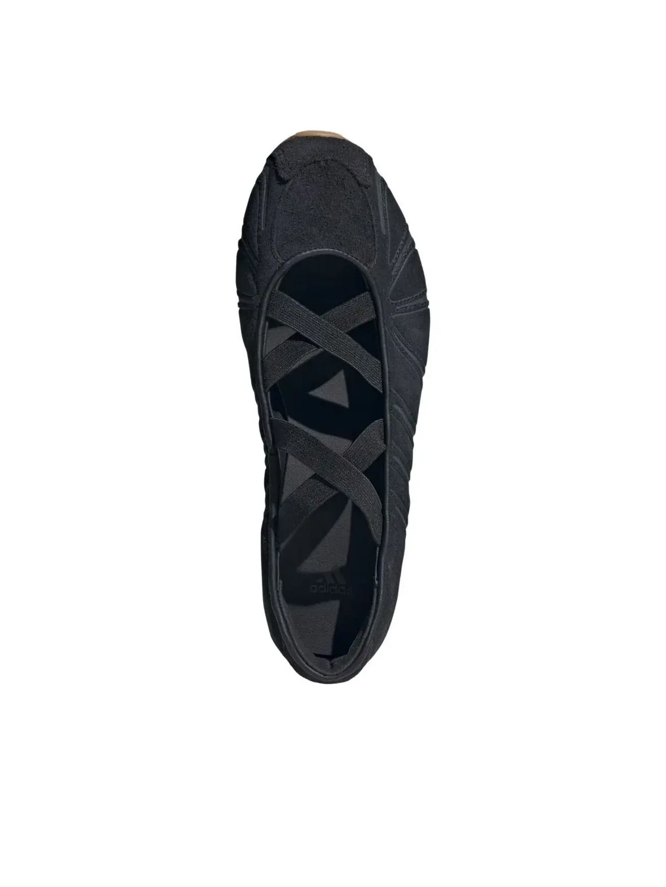Женские кроссовки-балетки с верхом из замши Ghost Sprint Adidas — изображение 2 из 5, черный