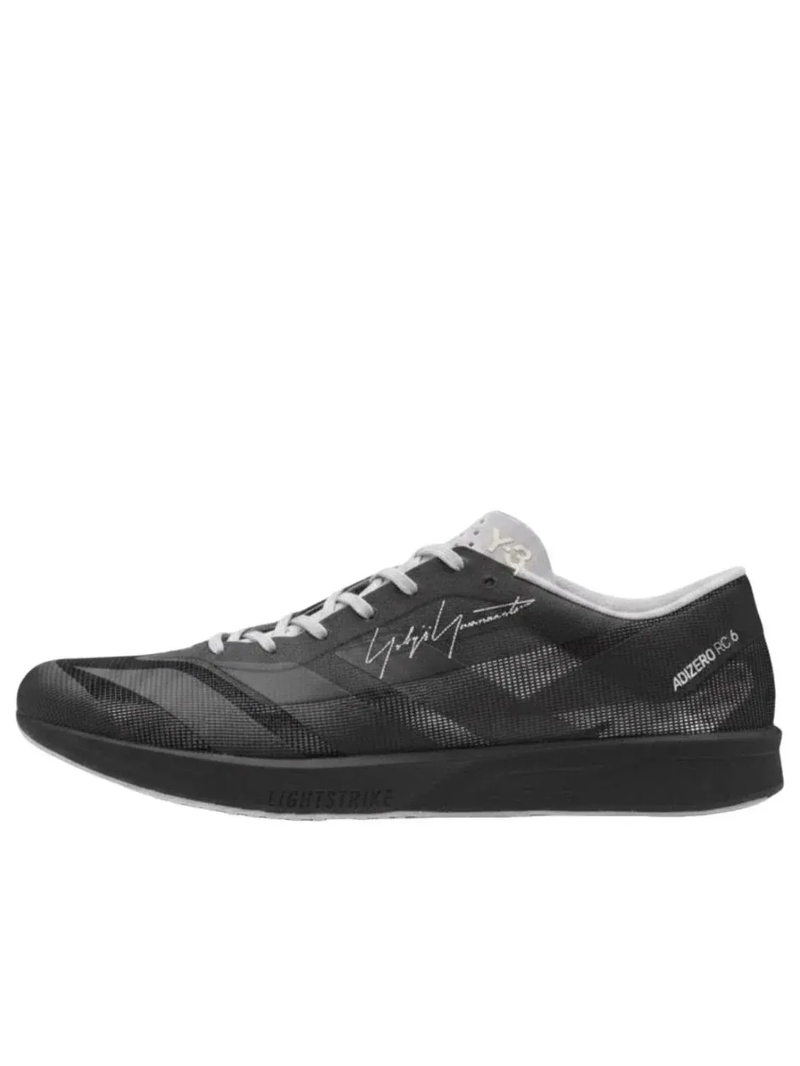 Мужские кроссовки с шнуровкой Y-3 Adizero RCG Adidas — изображение 1 из 5, черный