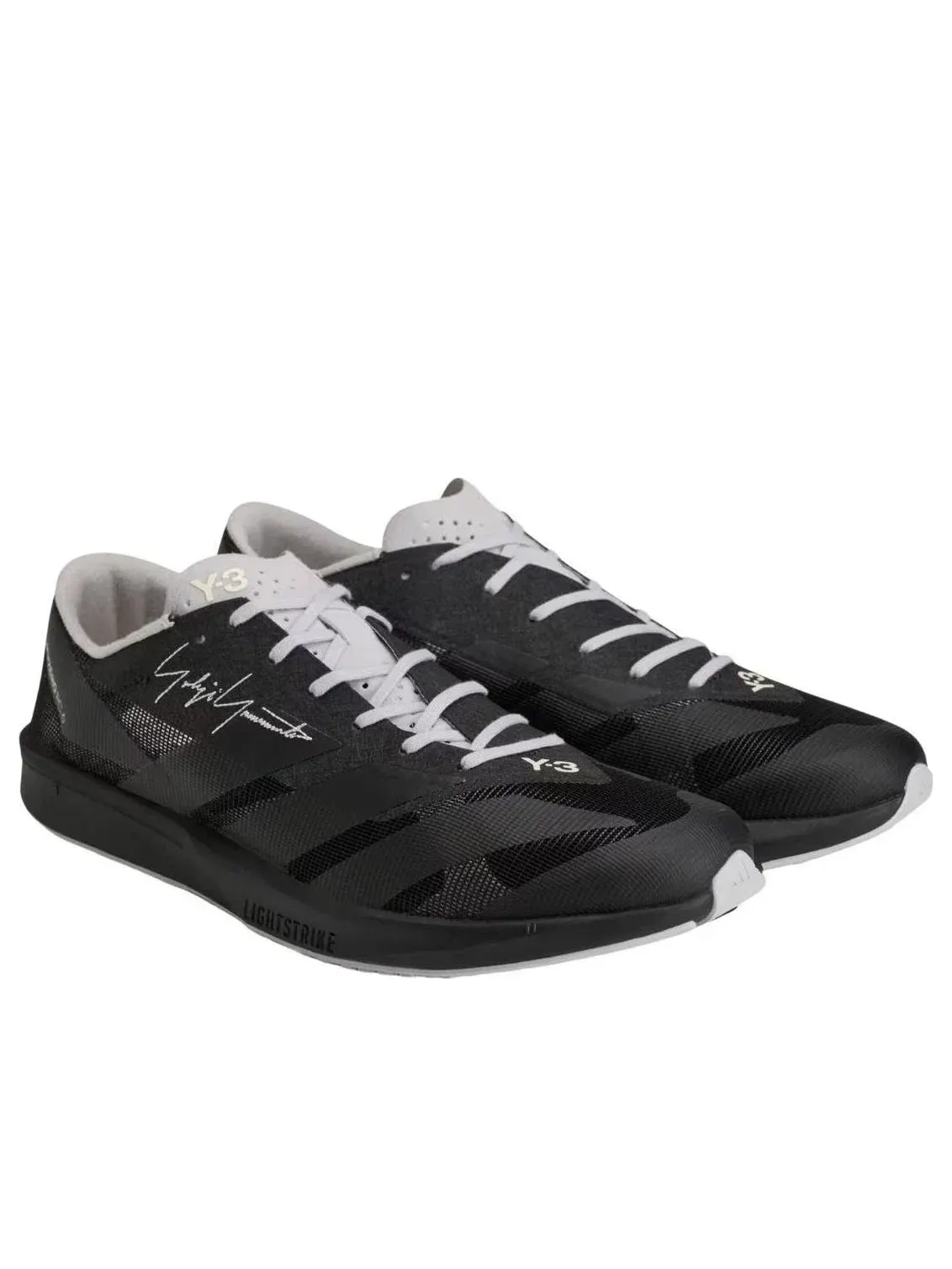 Мужские кроссовки с шнуровкой Y-3 Adizero RCG Adidas — изображение 5 из 5, черный