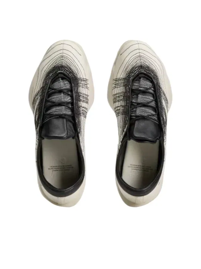 Мужские кроссовки с кожаным верхом Y-3 Regu Adidas — изображение 3 из 5, белый