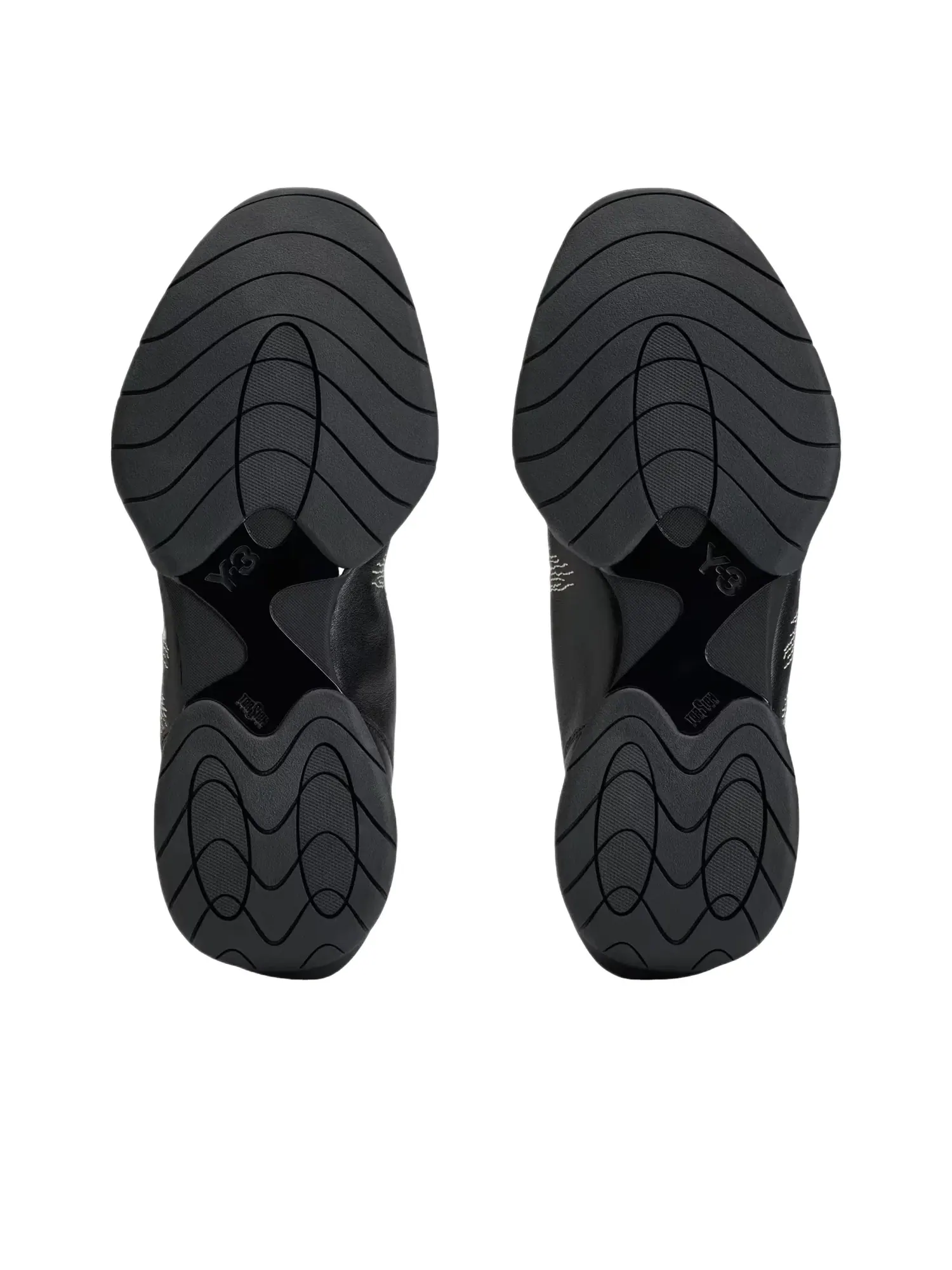 Мужские кроссовки с кожаным верхом Y-3 Regu Hi Adidas — изображение 5 из 5, черный