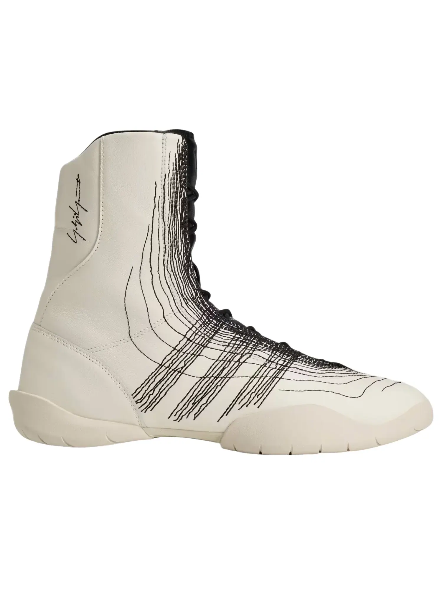 Мужские кроссовки с высоким верхом Y-3 Regu Hi Adidas — изображение 2 из 5, белый