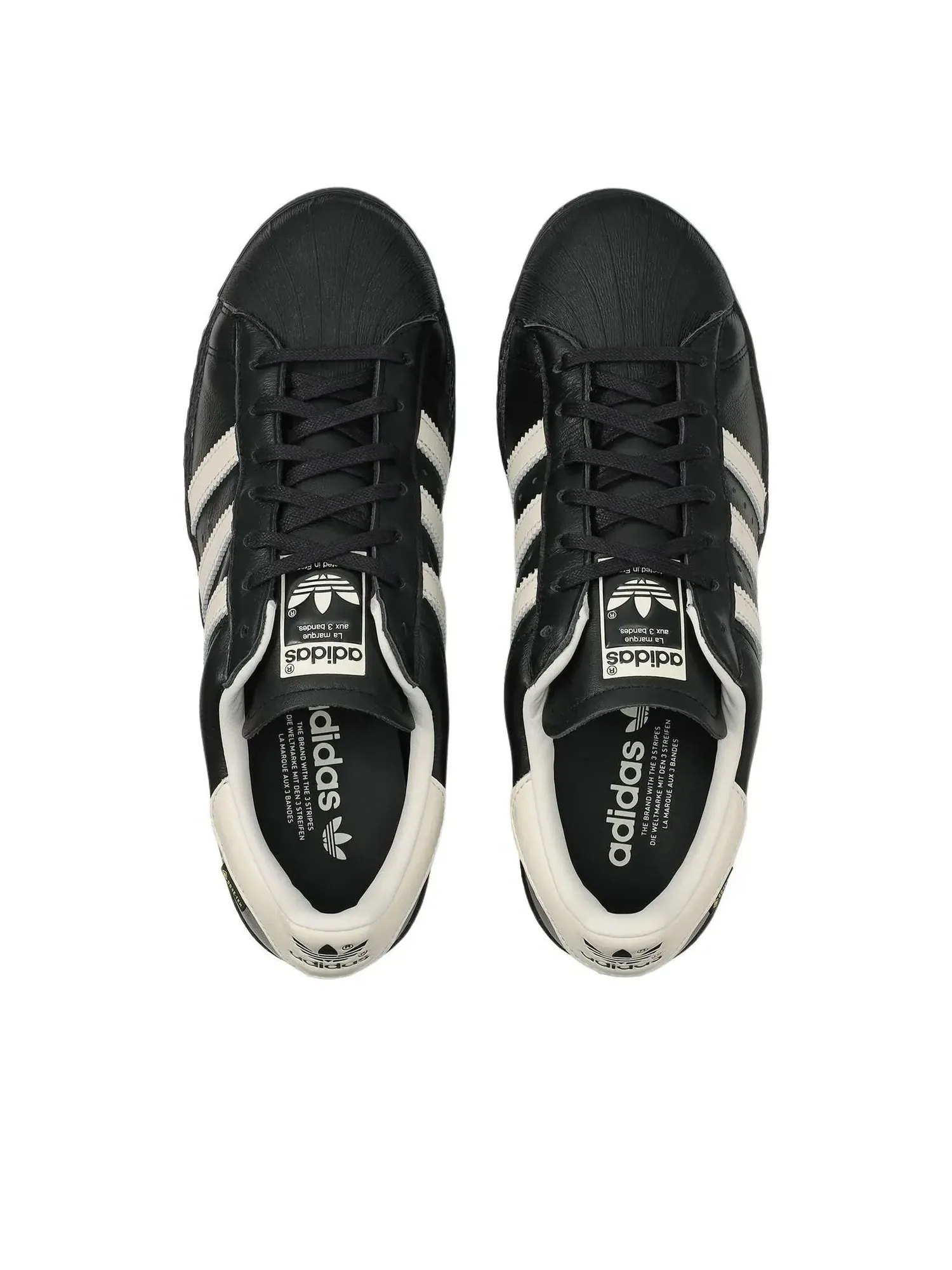 Кроссовки Adidas Superstar 82 GORE-TEX 'Core Black Off White' — изображение 4 из 6, черный