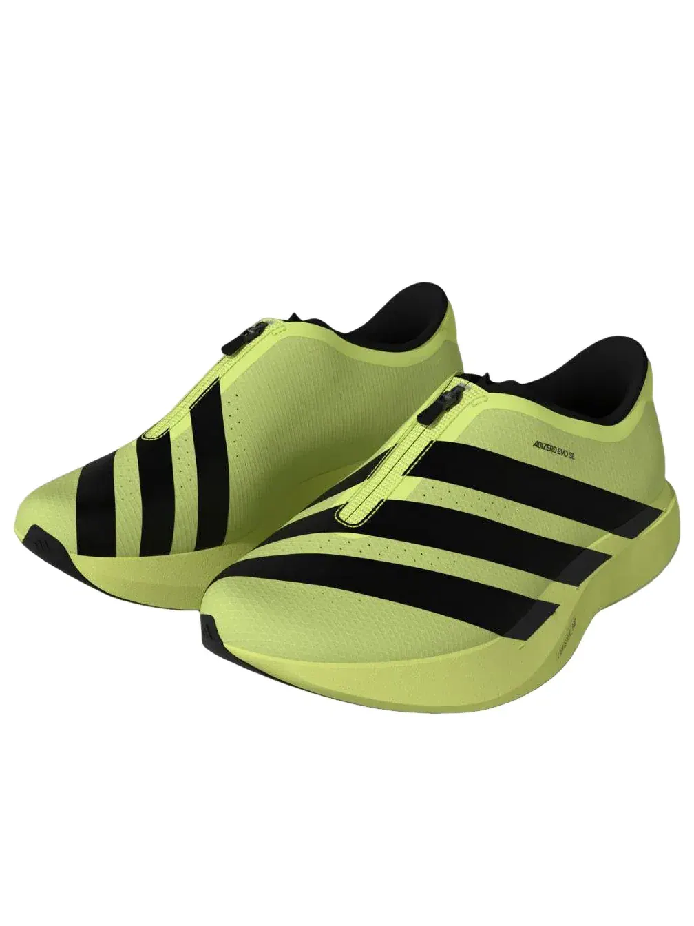 Кроссовки Adidas Adizero Evo SL Zip 'Volt' KI7910 — изображение 2 из 3, желтый