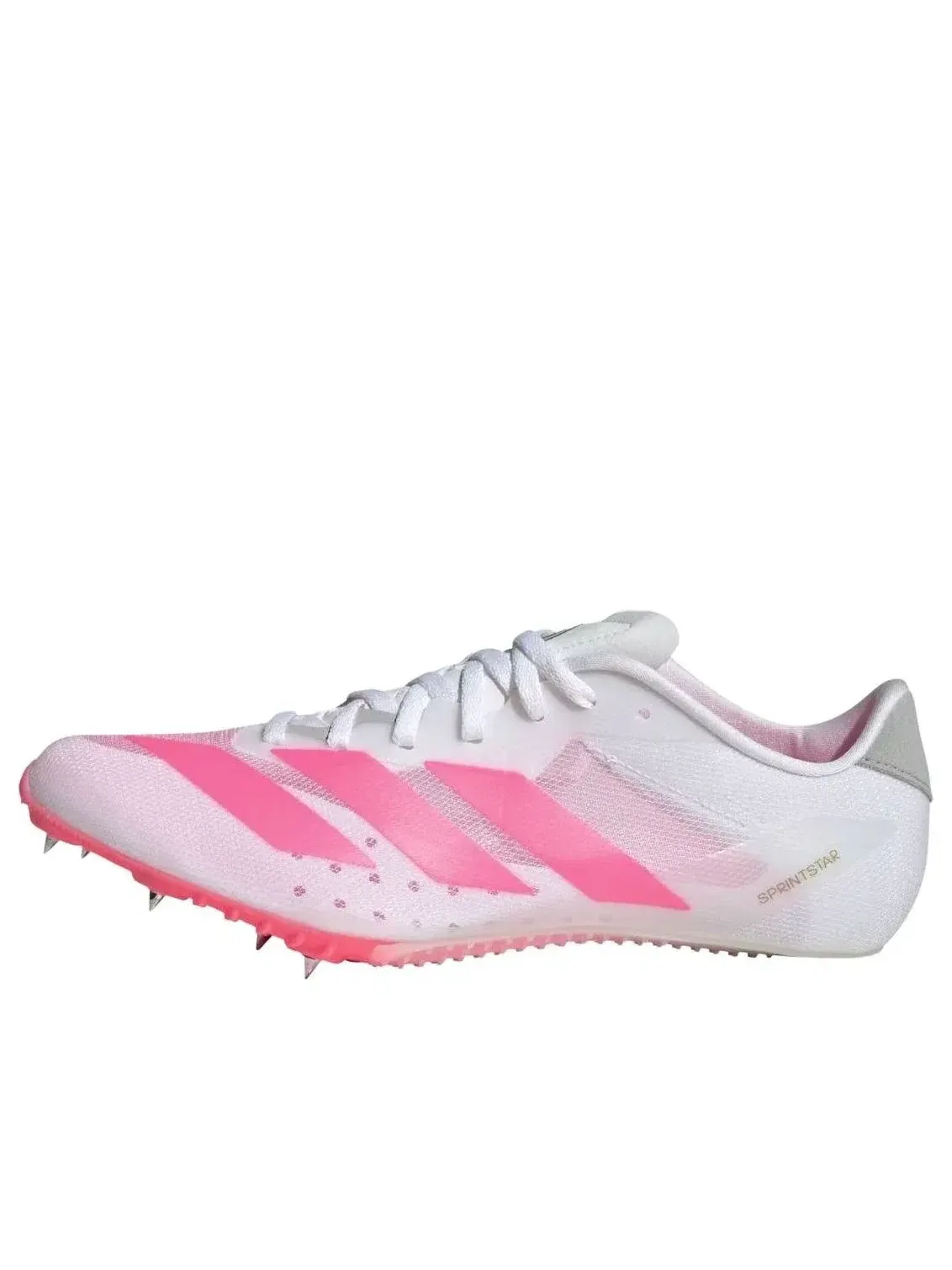 Мужские беговые кроссовки с шипами Sprintstar Adidas — изображение 1 из 5, белый